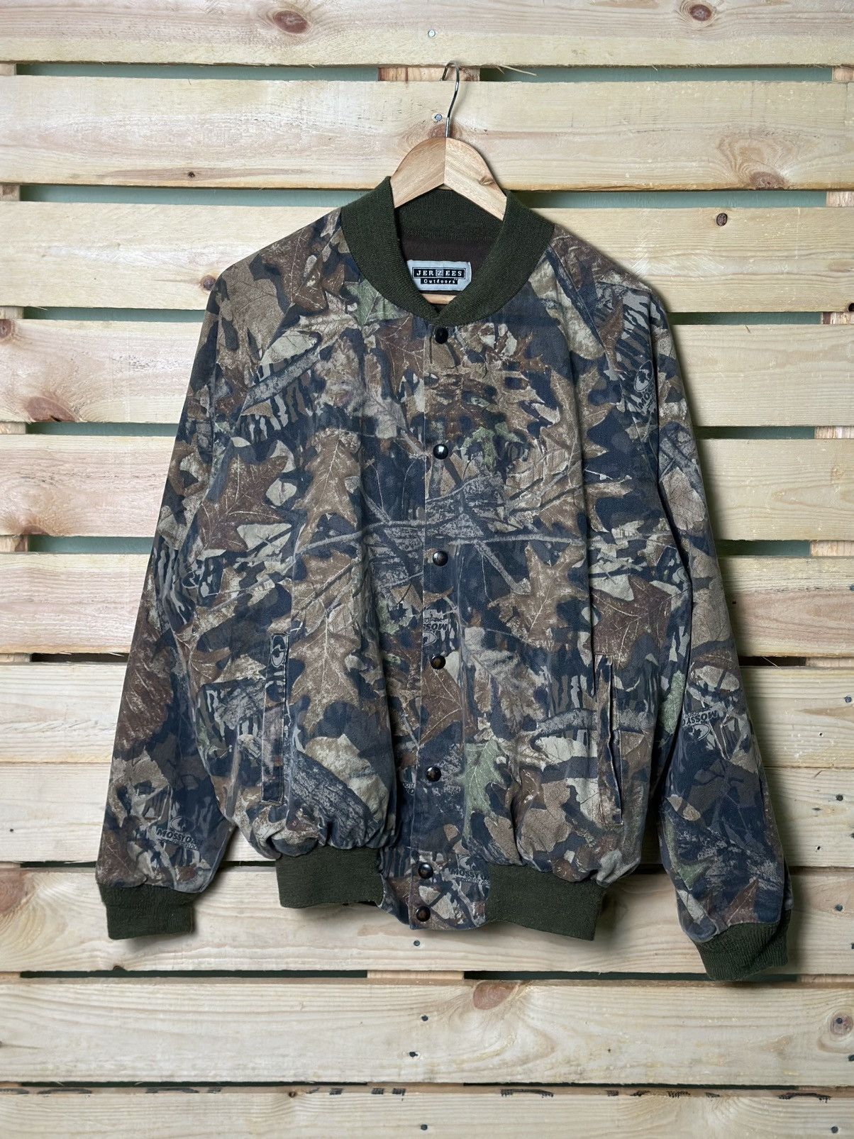 Jerzees × Vintage Vintage Jerzees Outdoor Realtree Bomber Jacket Size US L / EU 52-54 / 3 - 1 Thumbnail