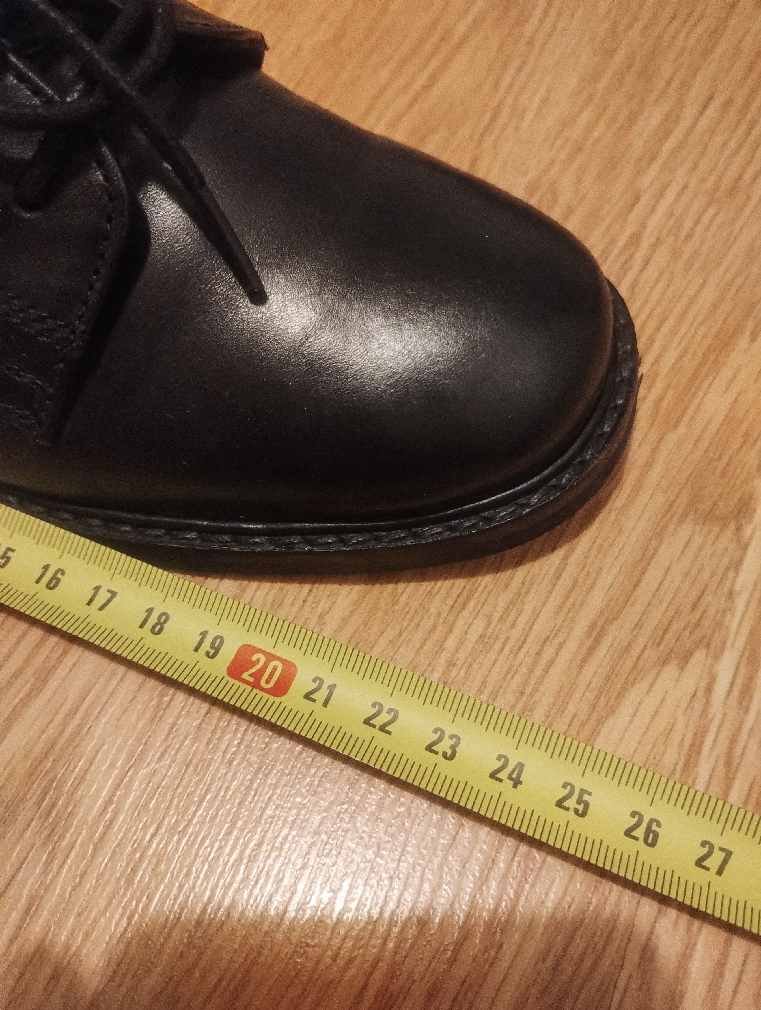 H&M H&M Black Leather Boys' Oxford shoes - Size 3 US Size US 5 / EU 37 - 8 Thumbnail
