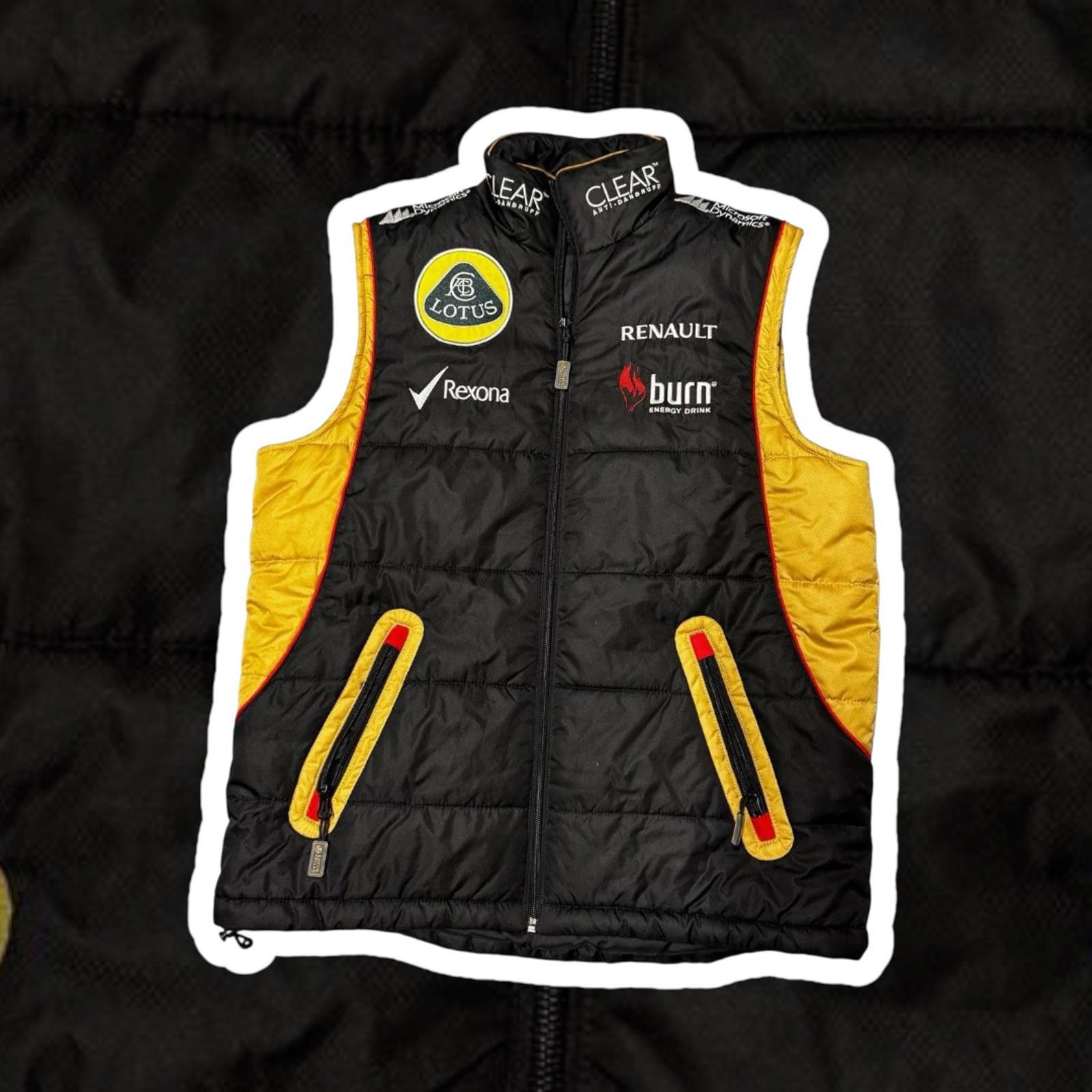 Warren Lotas Lotus Renault Team Padded Vest - Black & Yellow Size US XS / EU 42 / 0 - 1 Thumbnail
