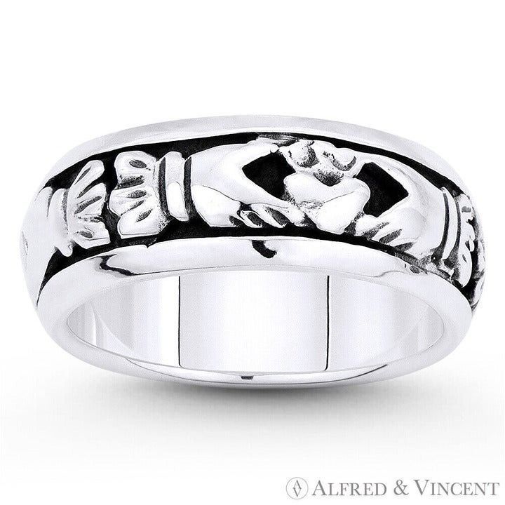 Other Irish Claddagh Love & Friendship Eternity Ring Size ONE SIZE - 1 Preview