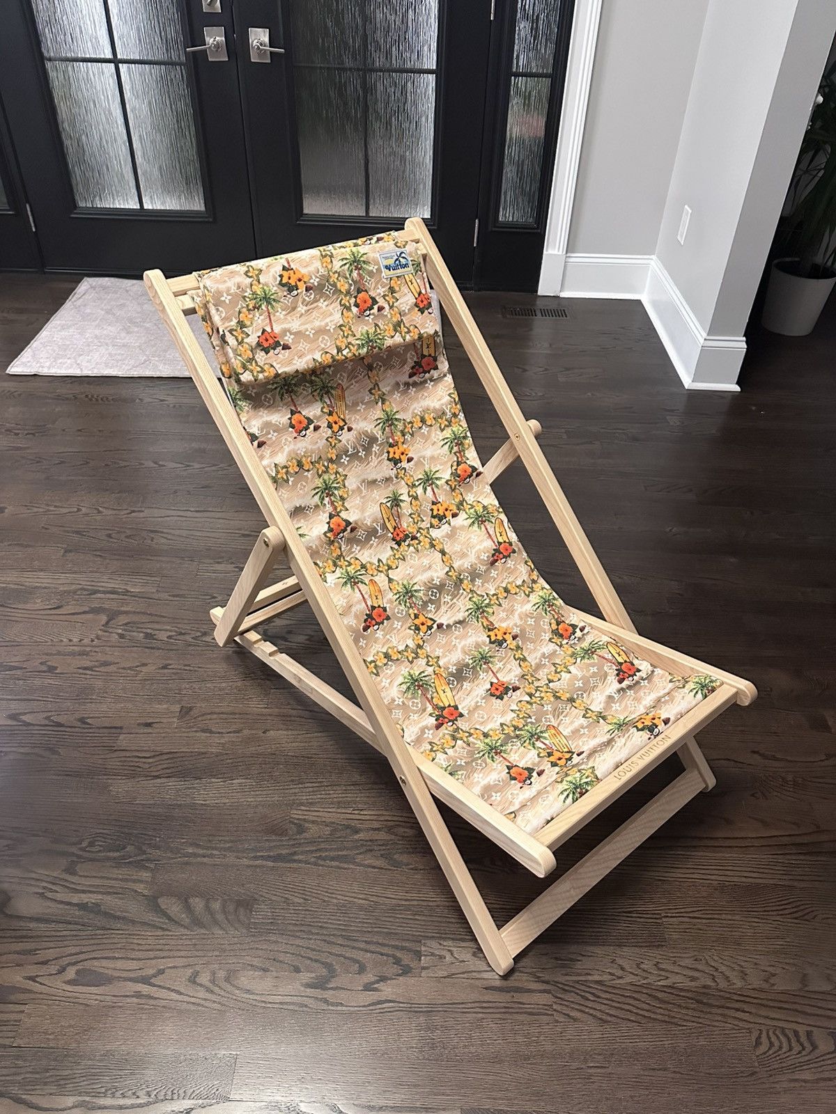 Louis Vuitton Chilienne Hawaiian Folding Beach / Deck Chair