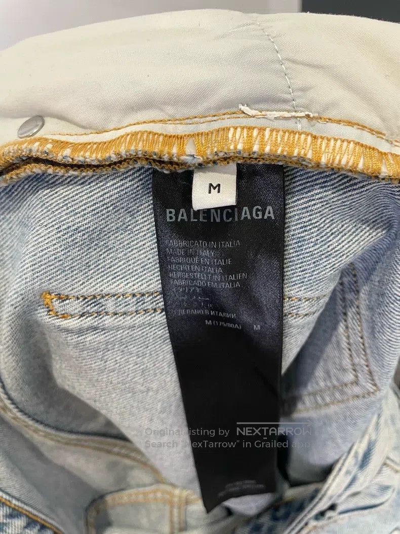 Balenciaga Balenciaga size M Solid color raw edge button straight bli Size US 27 - 5 Thumbnail