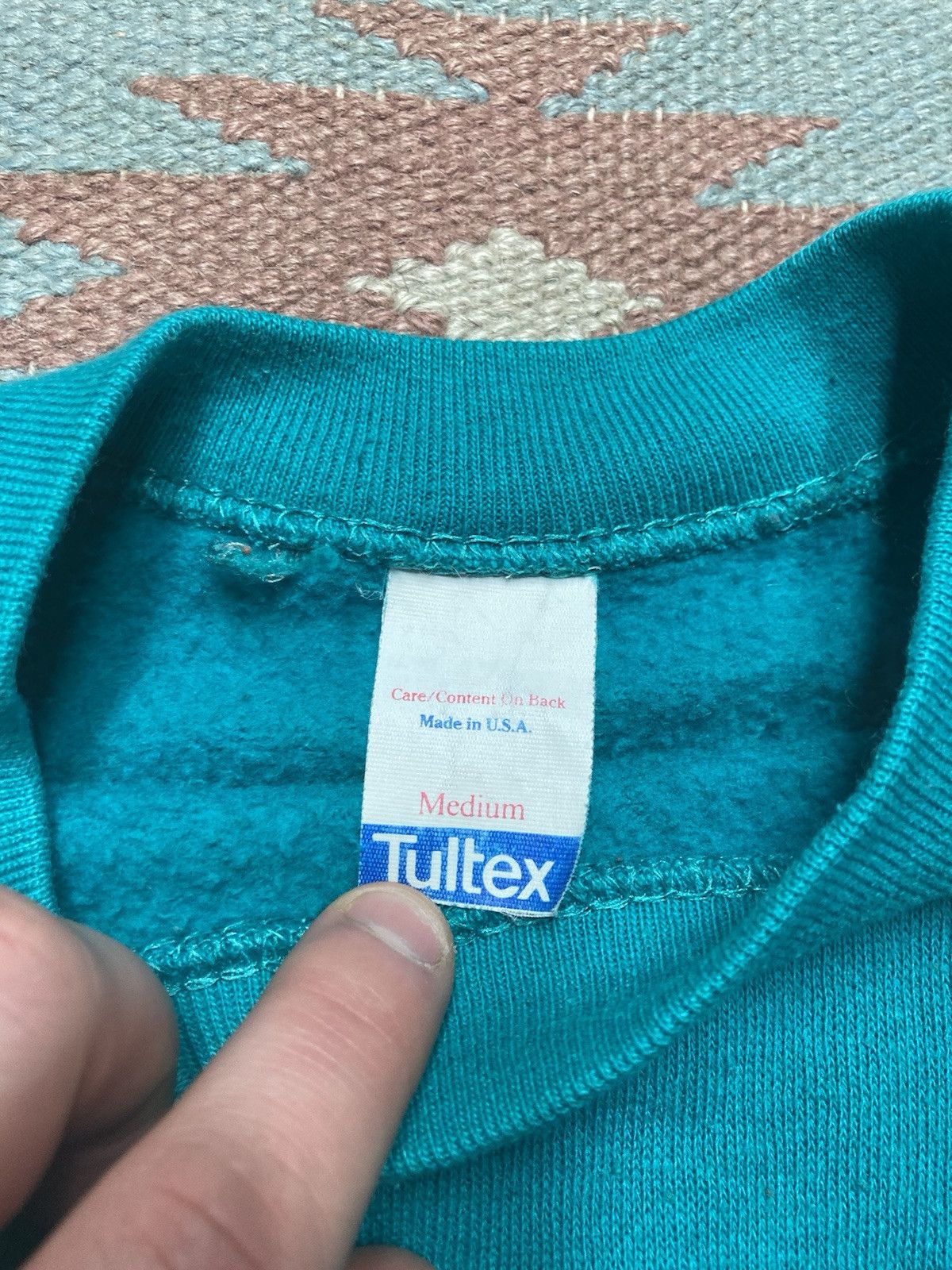 Tultex × Vintage Vintage 90s crewneck sweatshirt tultex blank raglan medium Size US M / EU 48-50 / 2 - 6 Thumbnail