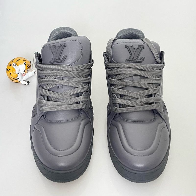 Louis Vuitton Louis Vuitton Trainer Low-top Sneakers in Black -2508 Size US 8 / EU 41 - 2 Thumbnail