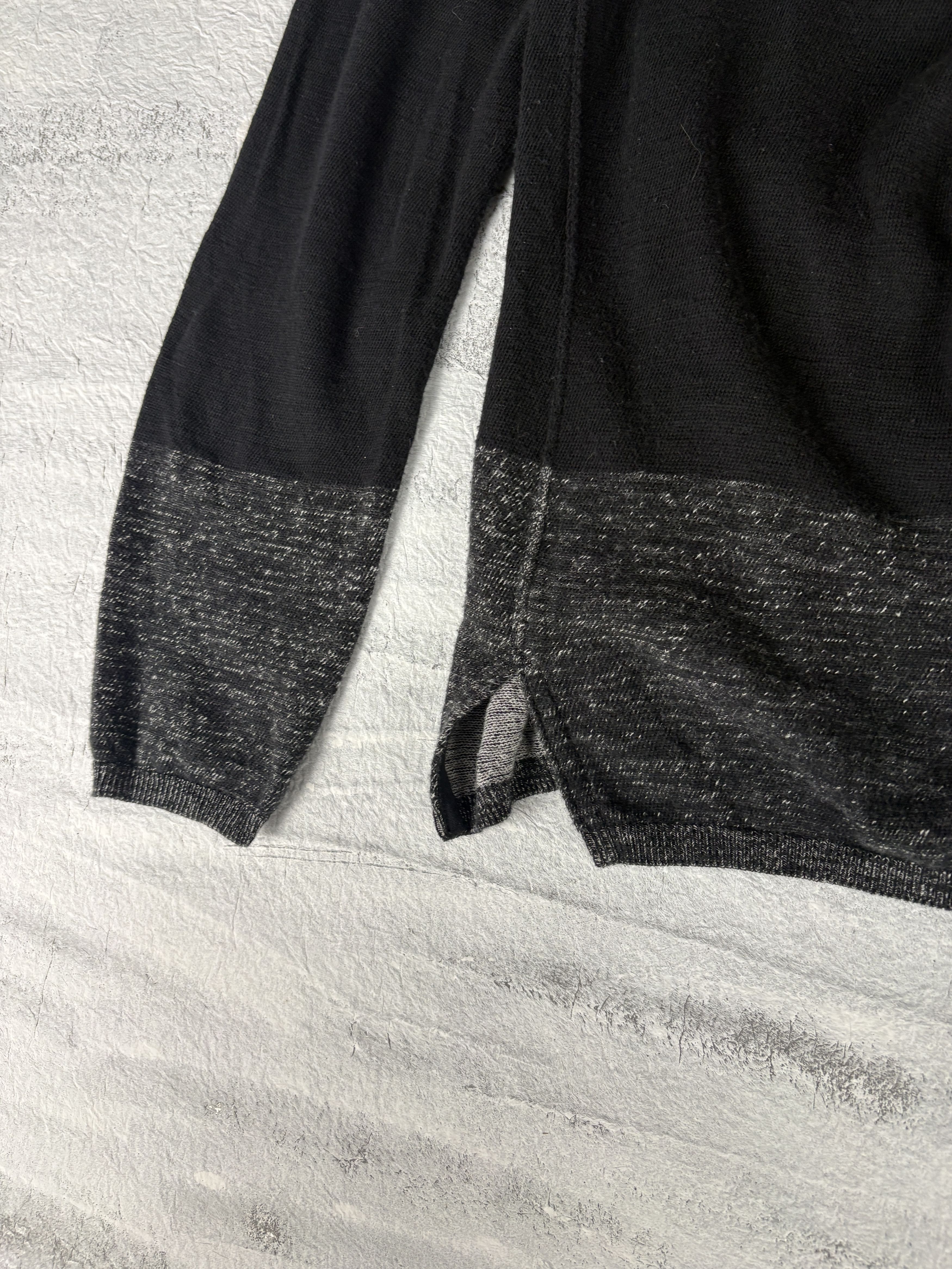 Comme des Garcons Comme des Garcons Homme Lightweight Knitted Sweatshirt Black Size US M / EU 48-50 / 2 - 6 Thumbnail