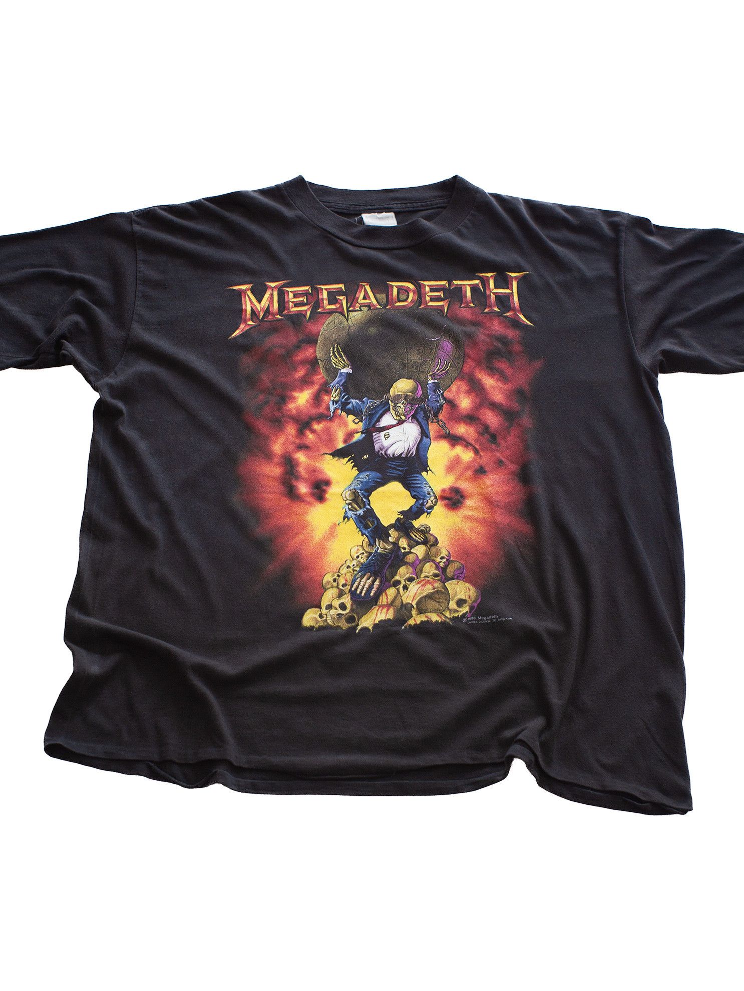Vintage 1991 Megadeth "Oxidation Of The Nations" 90s T-Shirt