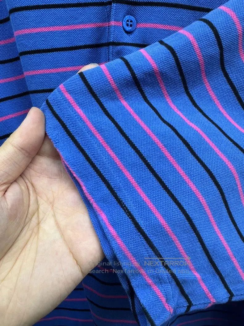 Balenciaga Balenciaga Purple Stripe Polo Shirt. Size US M / EU 48-50 / 2 - 6 Thumbnail