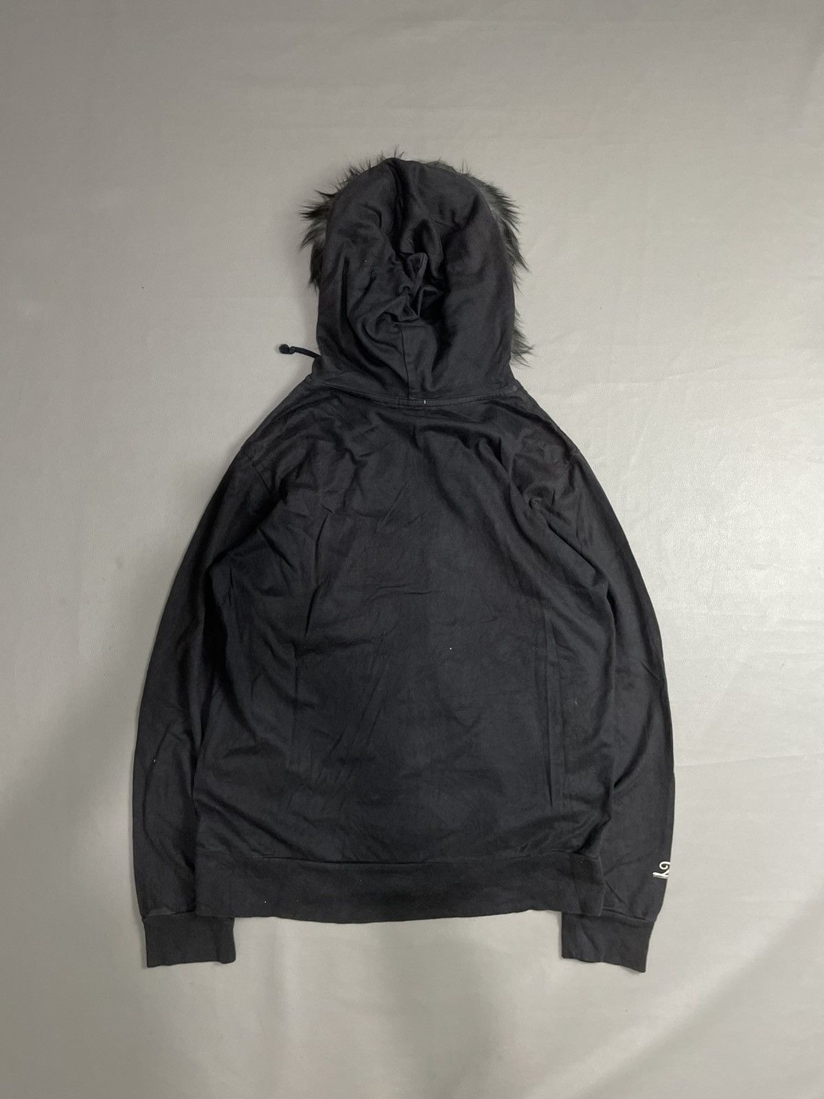 If Six Was Nine Japanese Zip Black Fur Hoodie Size US M / EU 48-50 / 2 - 4 Thumbnail