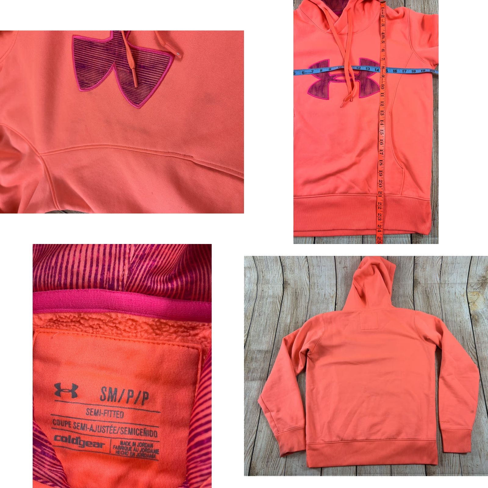 Under Armour VINTAGE Under Armour Women’s Shorts Hoodie Crop Pink Grey S Lot of 3 Activewear XSmall? Size S / US 4 / IT 40 - 10 Thumbnail