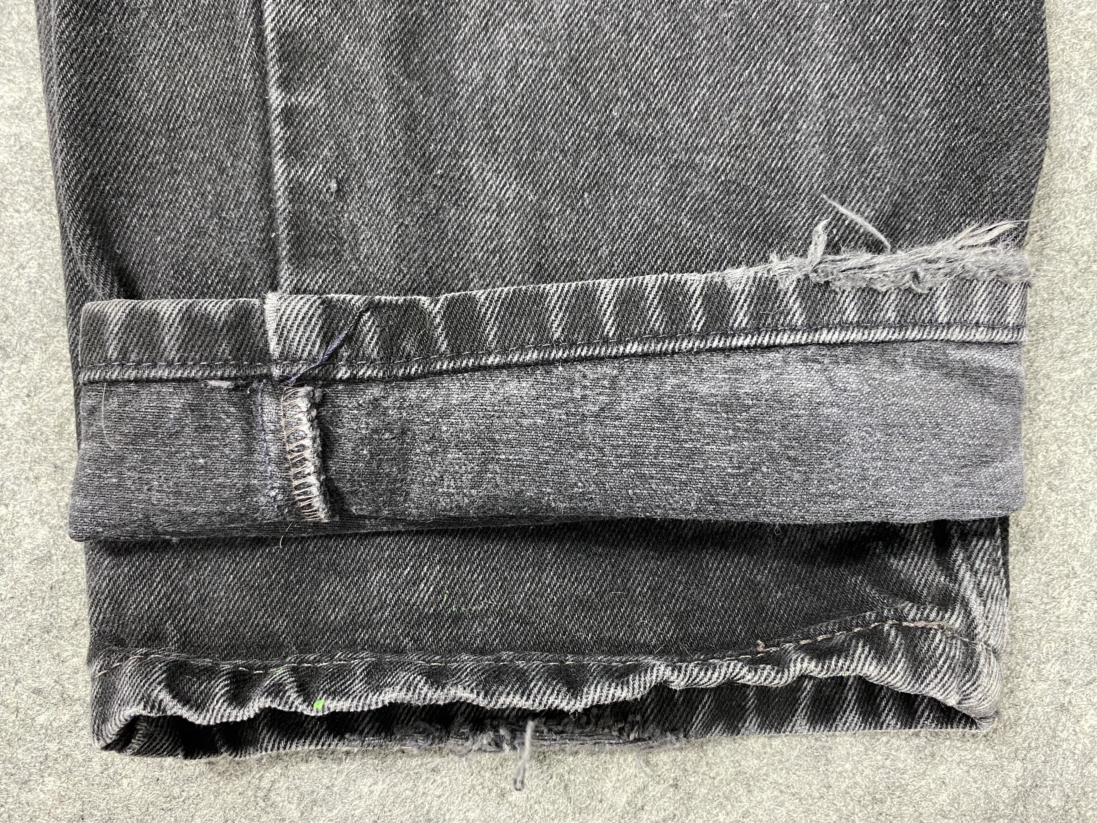 Levi's Black Vintage Levi's 550 Jeans 34x32.5 Denim -JN2380 Size US 34 / EU 50 - 10 Thumbnail