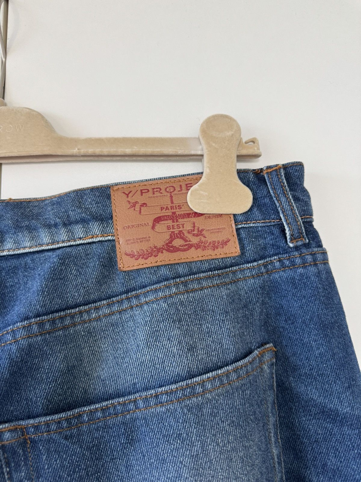 Y/Project SS22 SSENSE Navy Acid Wash Wire Jeans 36 Size US 36 / EU 52 - 10 Thumbnail