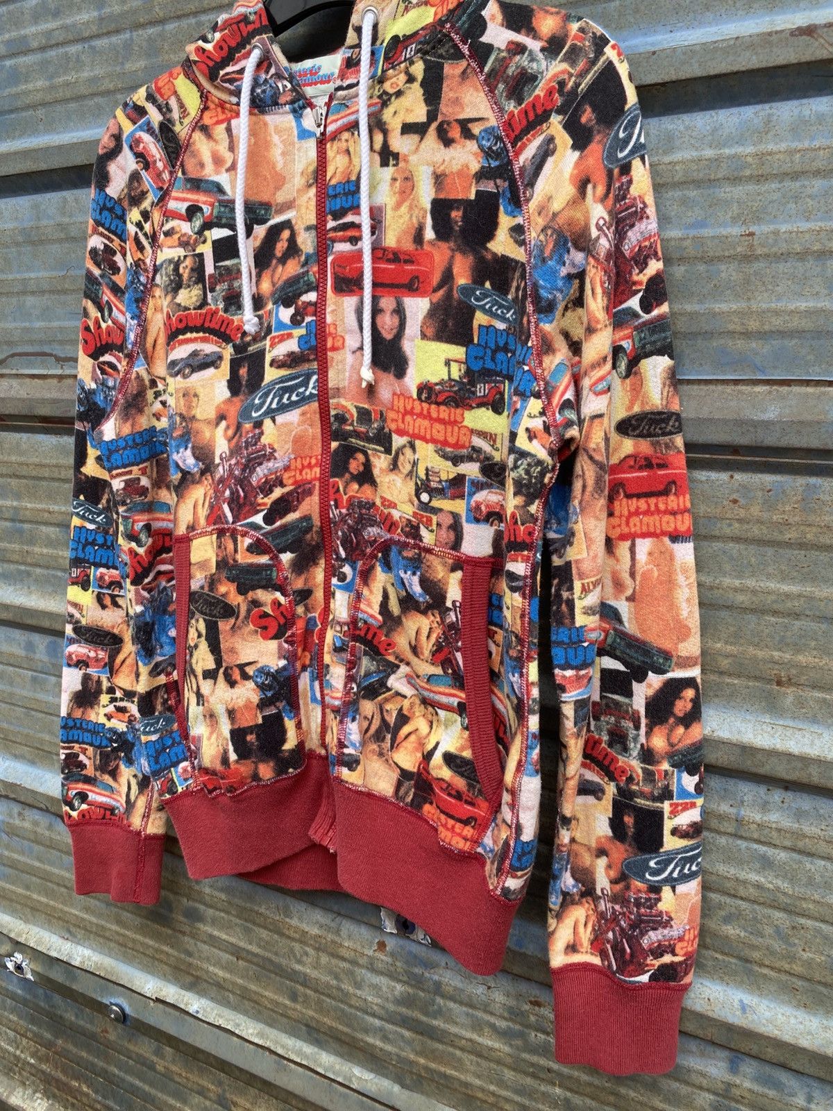 Hysteric Glamour Hysteric Glamour Showtime Nude Porn Star Zip Up Hoodie Size ONE SIZE - 4 Thumbnail