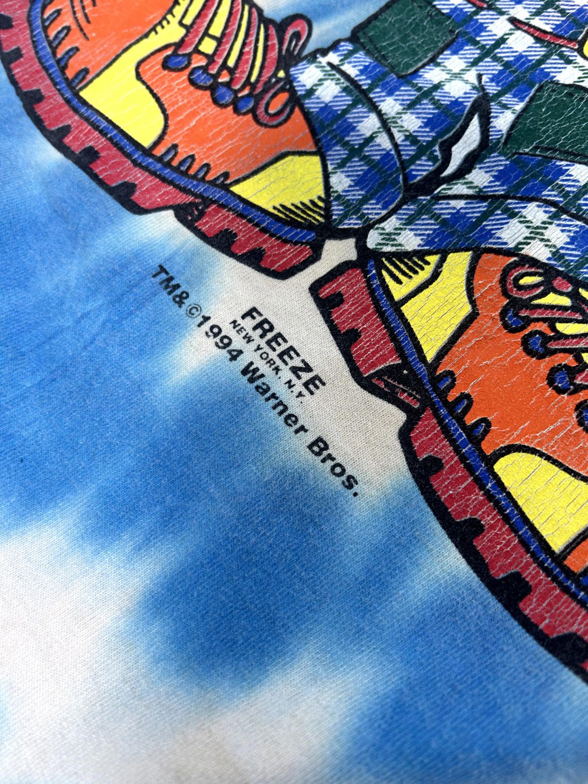 Designer Vtg 1994 Tweety Bird Looney Tunes Warner Brothers Tie Dye Size US L / EU 52-54 / 3 - 7 Thumbnail