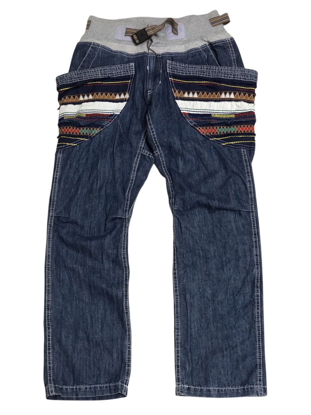 Go Slow Caravan Dope Hippie Style Soft Jeans