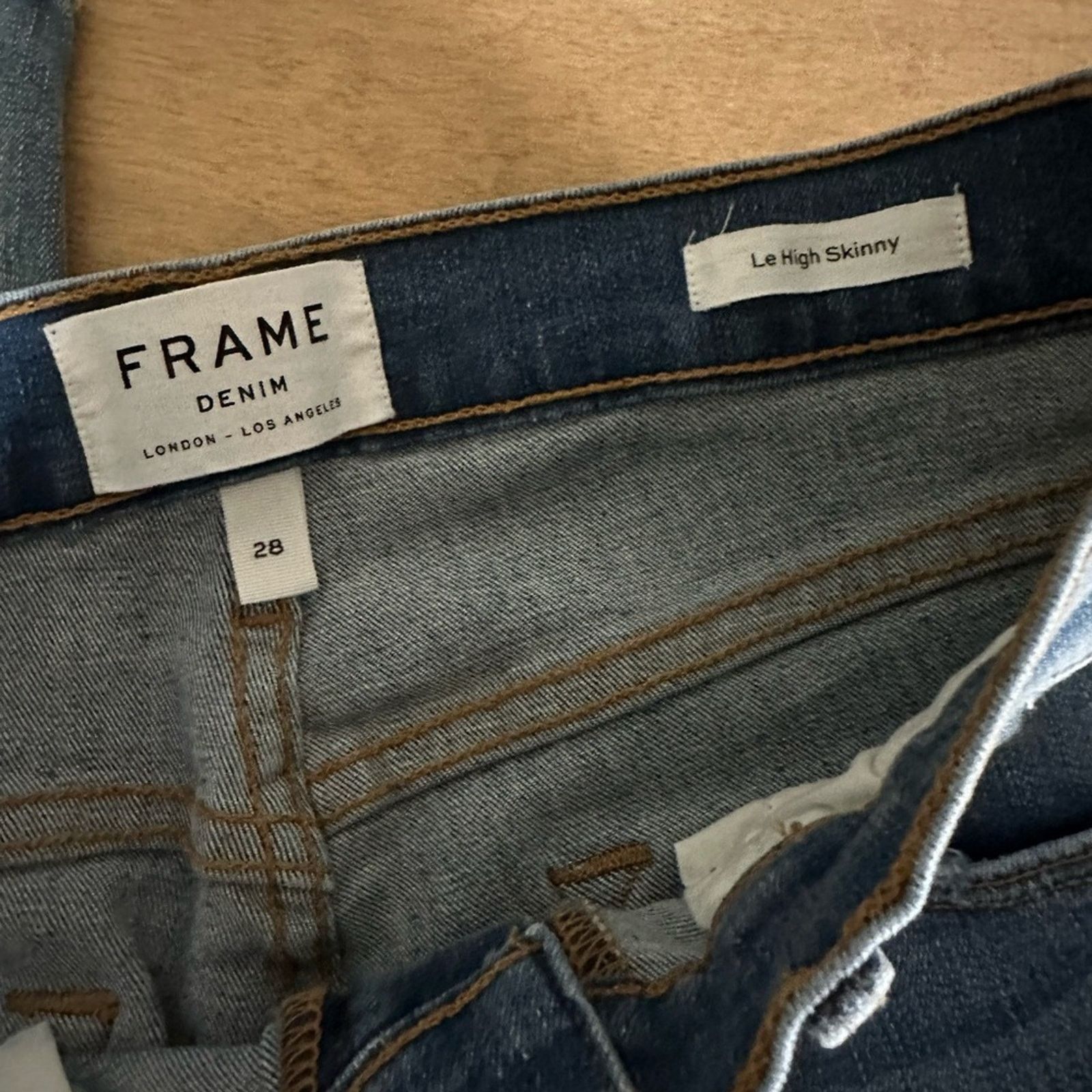 Frame Like new! Frame Denim Le High Skinny Gusset Step Hem - 28 Size 28" / US 6 / IT 42 - 5 Thumbnail
