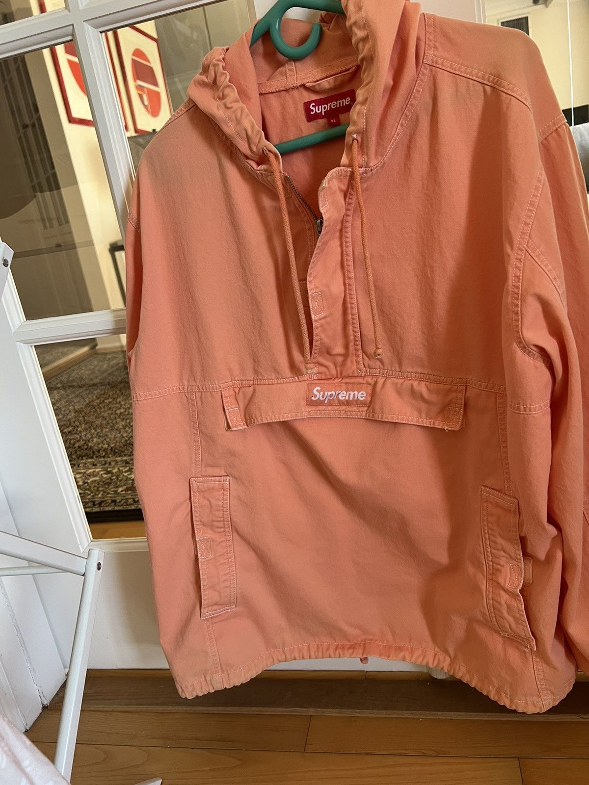 Supreme Supreme Contrast Stitch Twill Pullover 2016 Size US XL / EU 56 / 4 - 2 Thumbnail