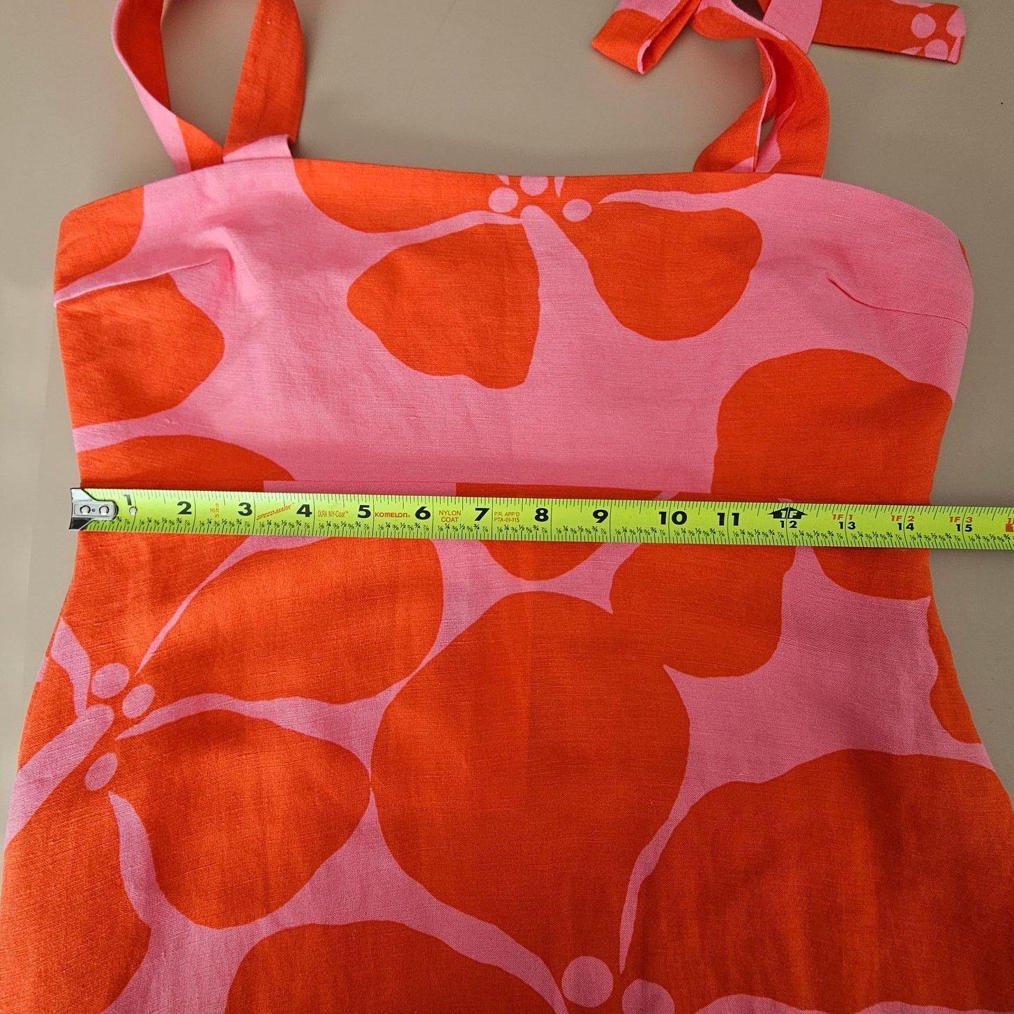 Other Mister Zimi Linen Blend Floral Midi Iris Dress in Hydra 4 Size S / US 4 / IT 40 - 10 Thumbnail