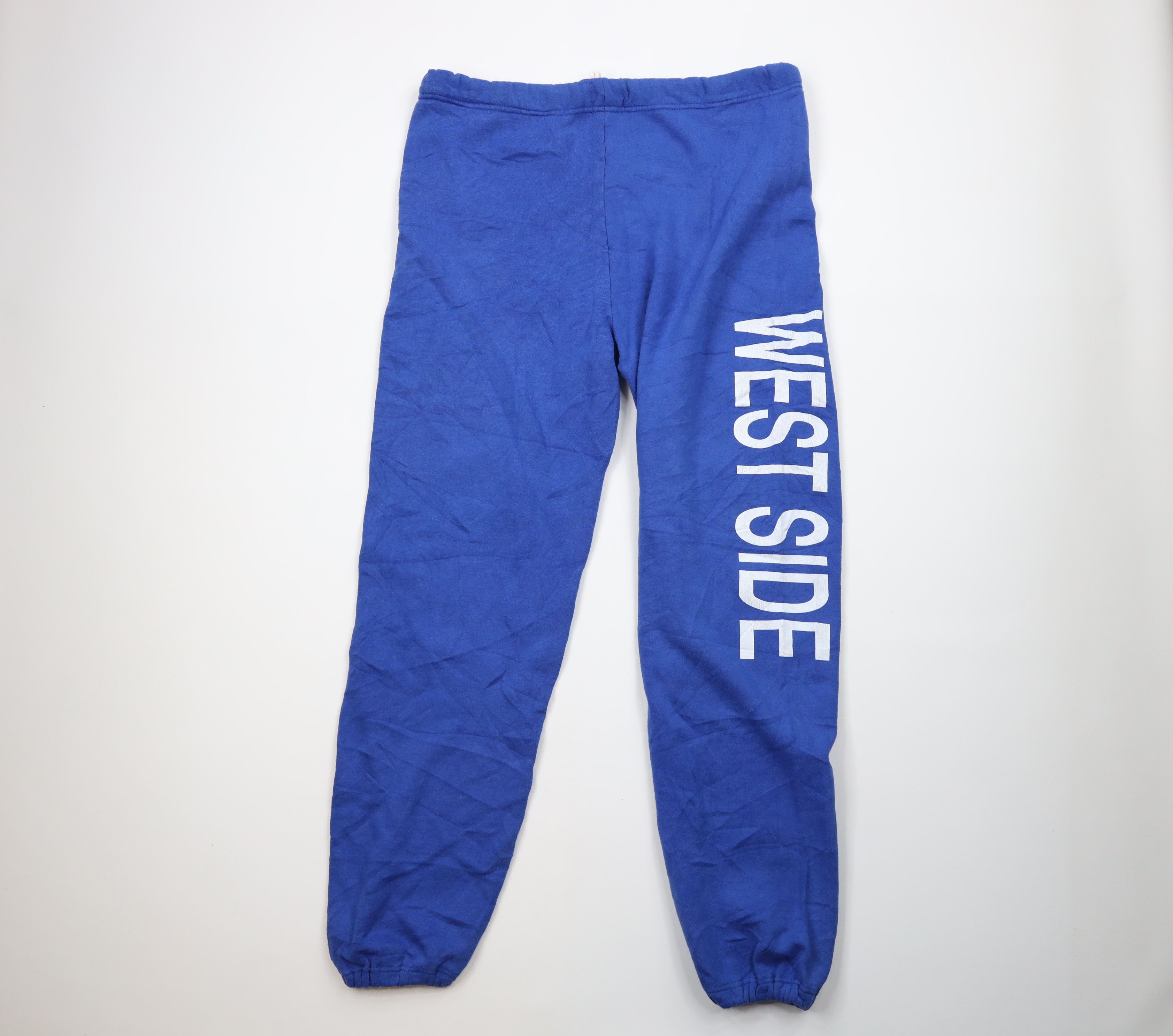 image of 90's Russell Athletic Sweatpants Joggers Usa in Blue, Men's (Size 38)