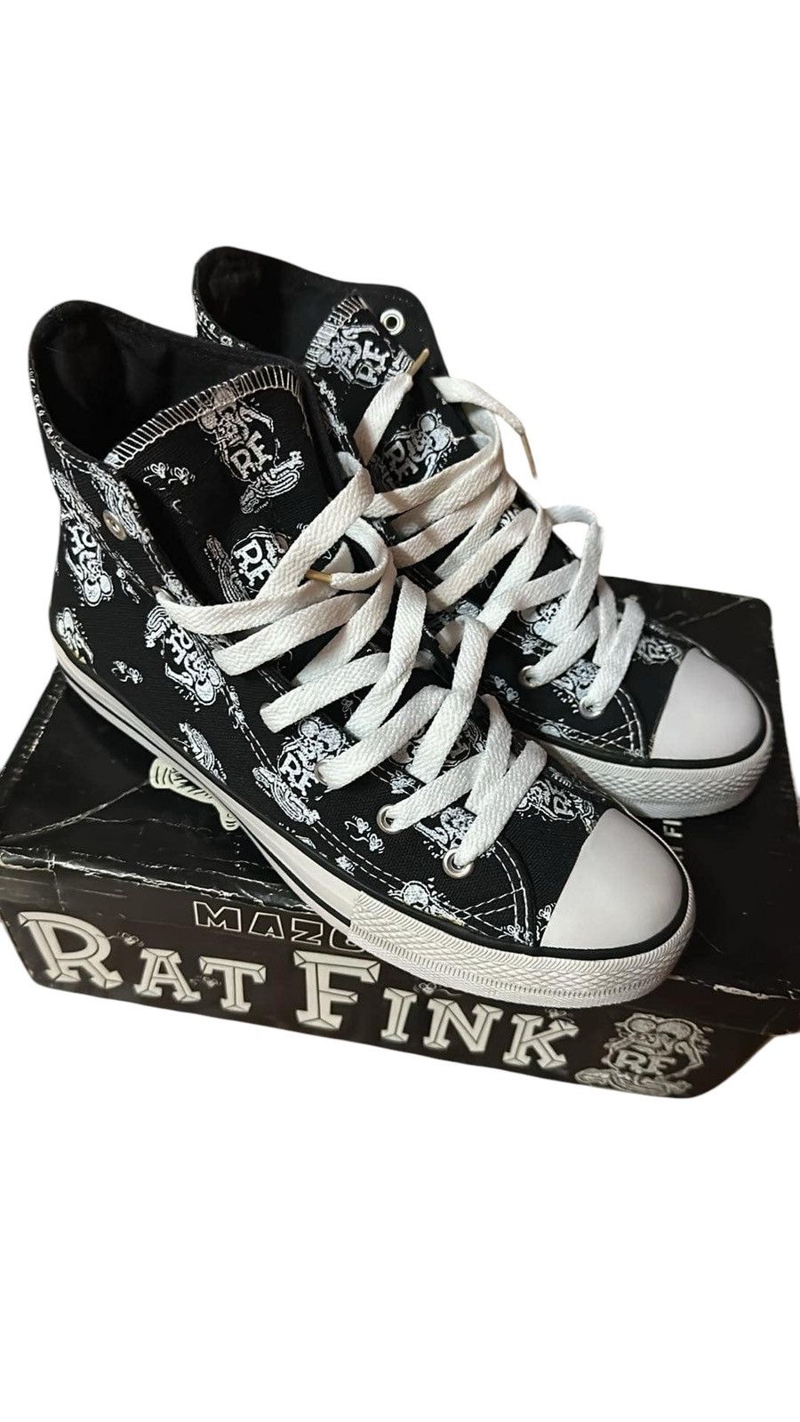 Japanese Brand × Vintage RAT FINK Shoes US Men 7.5 (Set Box) Size US 7.5 / EU 40-41 - 3 Thumbnail