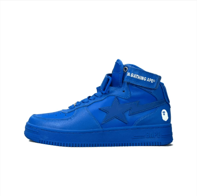 Bape ABATHINGAPE mid-top sneaker men's model Size US 9 / EU 42 - 2 Thumbnail