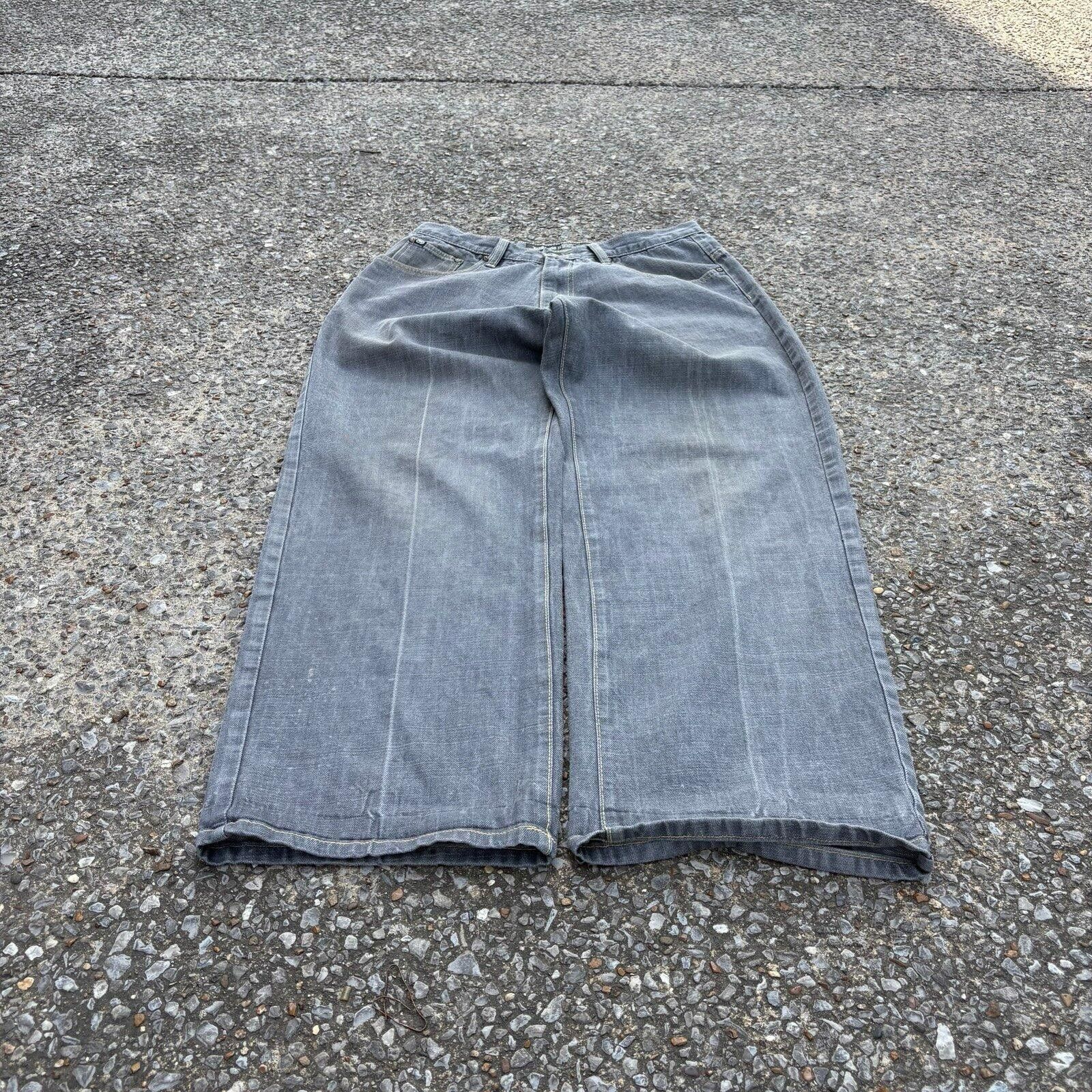 Ecko Unltd. Y2K skater gray baggy denim jean Size US 34 / EU 50 - 9 Thumbnail