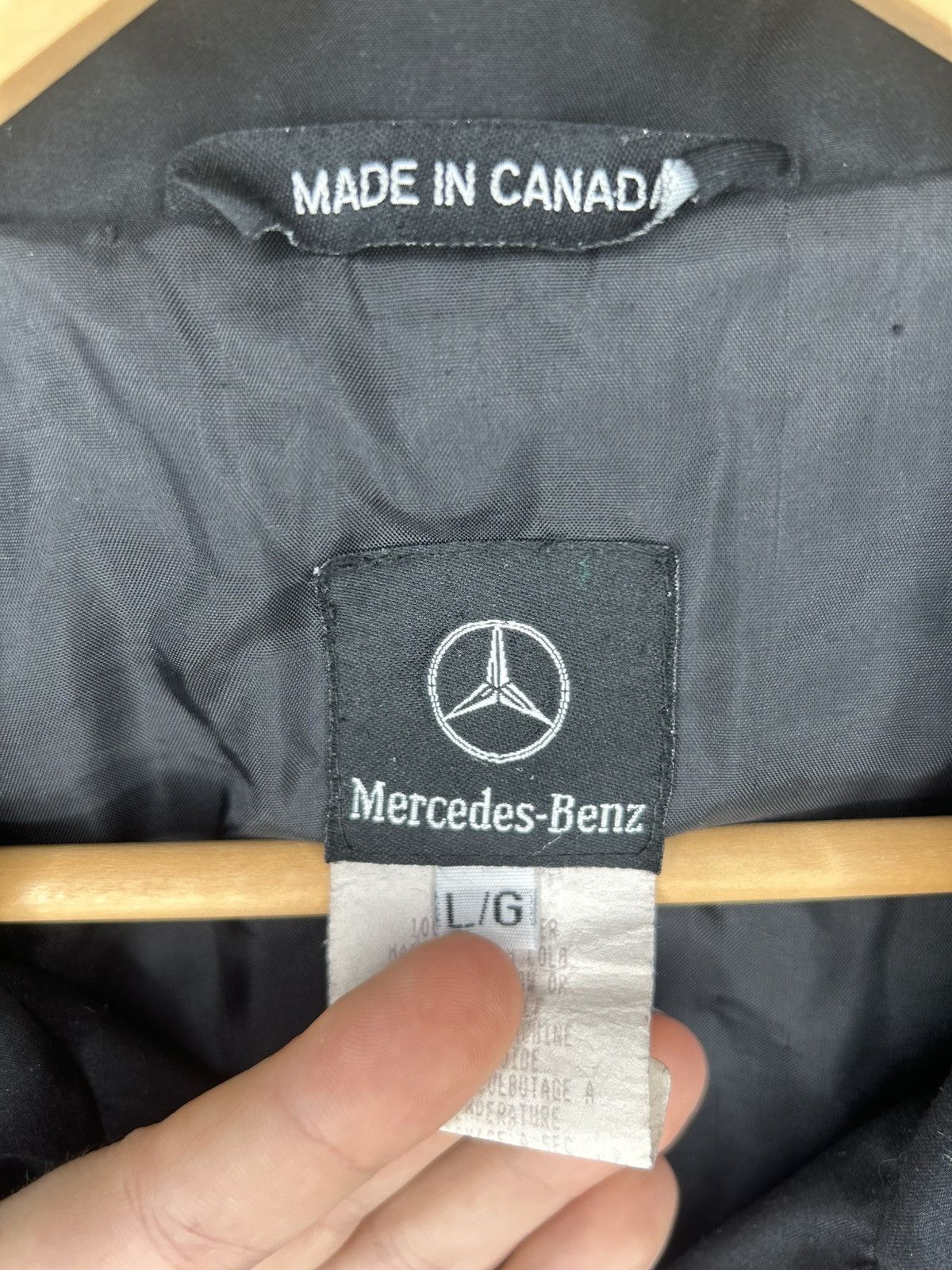 Mercedes-Benz Vintage 90s Mercedes Benz Zip Up Jacket Size US L / EU 52-54 / 3 - 8 Thumbnail