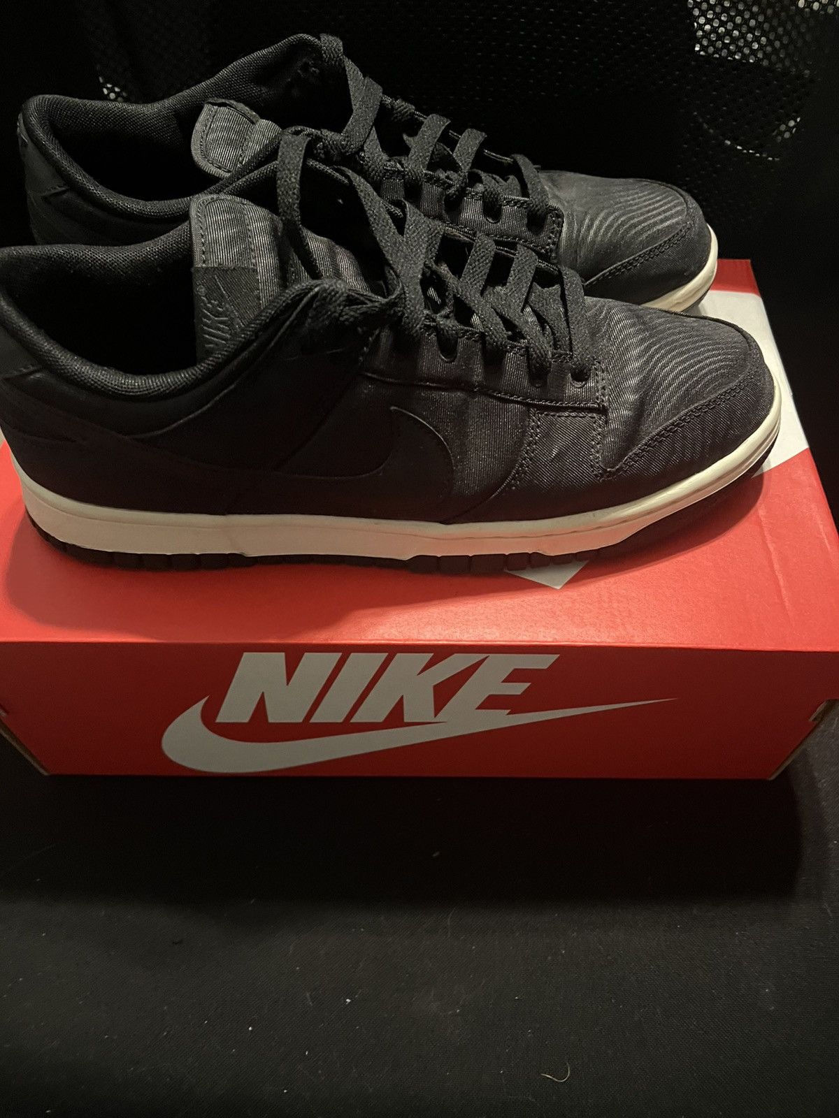 Nike Nike black canvas dunk Size US 10.5 / EU 43-44 - 2 Thumbnail