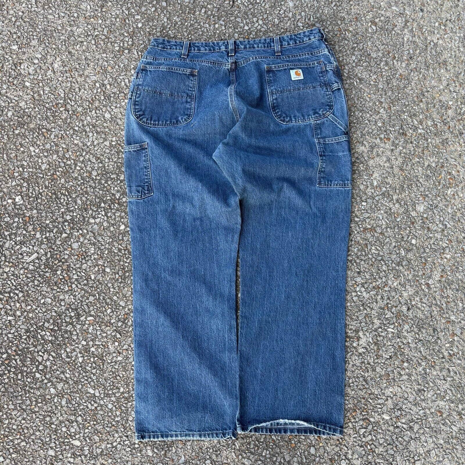 Carhartt Vintage 90s baggy Carhartt blue jeans Size US 38 / EU 54 - 1 Thumbnail