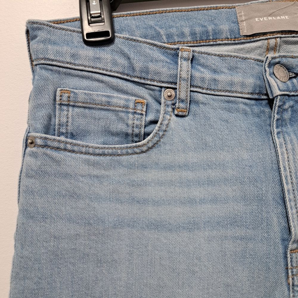 Everlane Everlane Womens Ankle Straight Jeans Cotton Blend Size 28 Li Size 28" / US 6 / IT 42 - 10 Thumbnail