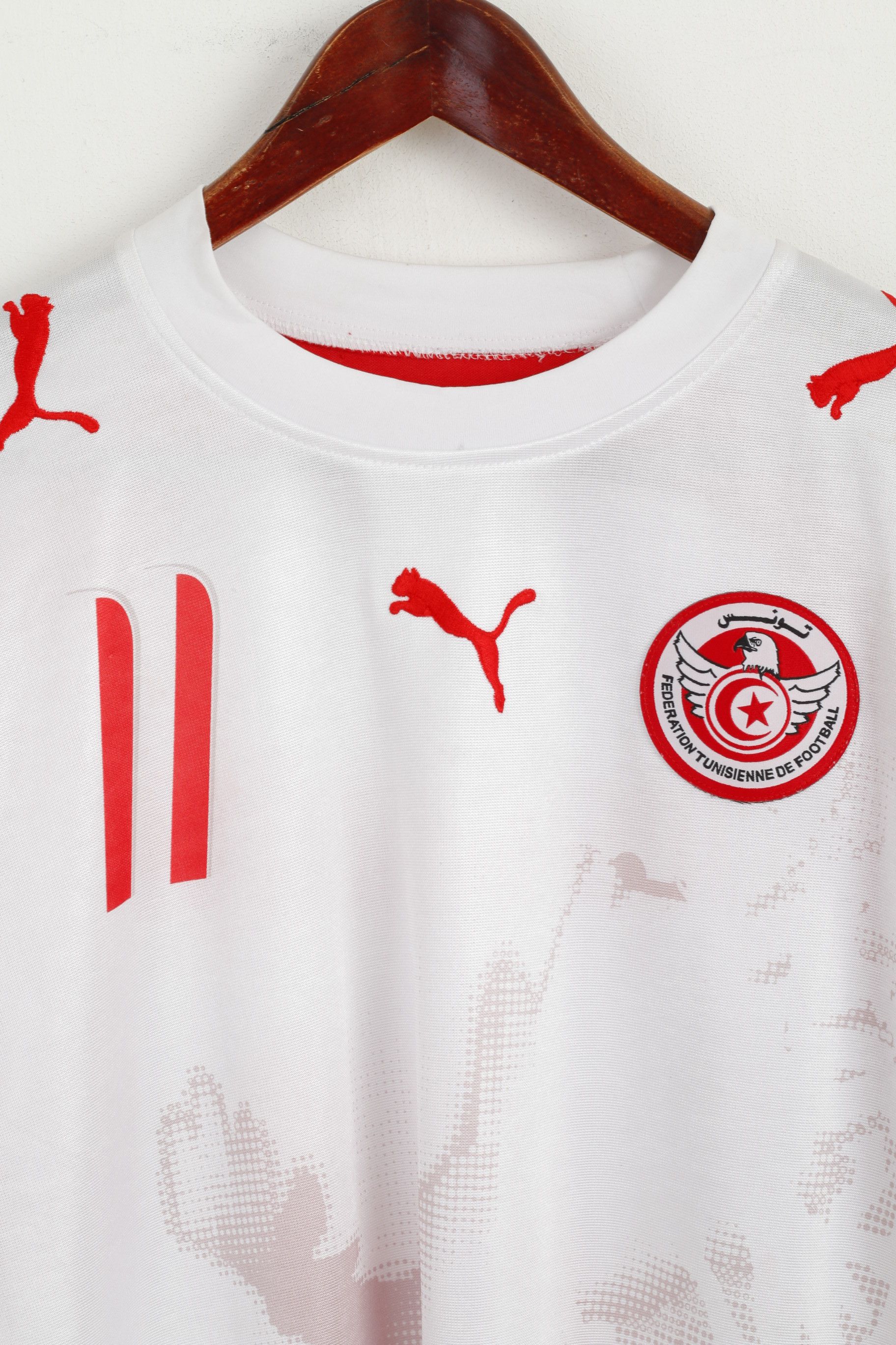 Puma Puma Federation Tunisienne Men XXL Shirt White 6397 Size US XXL / EU 58 / 5 - 4 Thumbnail