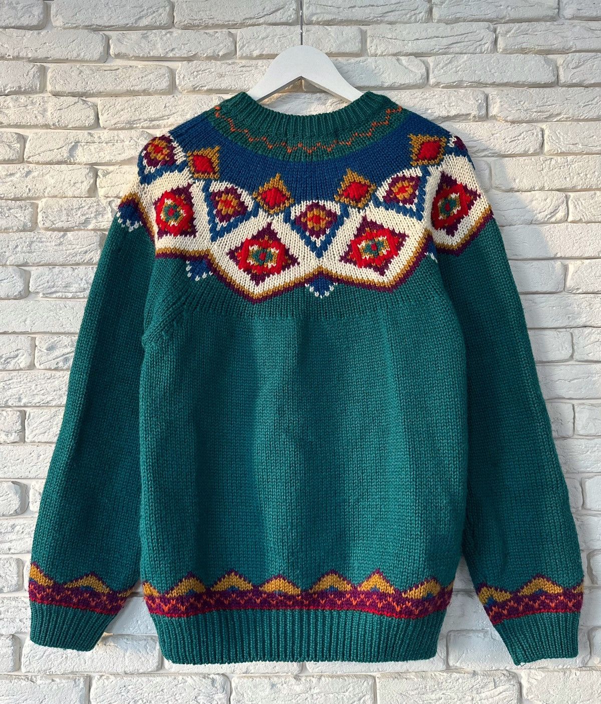 Vintage Tulchan Cable Knit Wool Sweater Jumper Cardigan Men's Size M Size US M / EU 48-50 / 2 - 2 Thumbnail