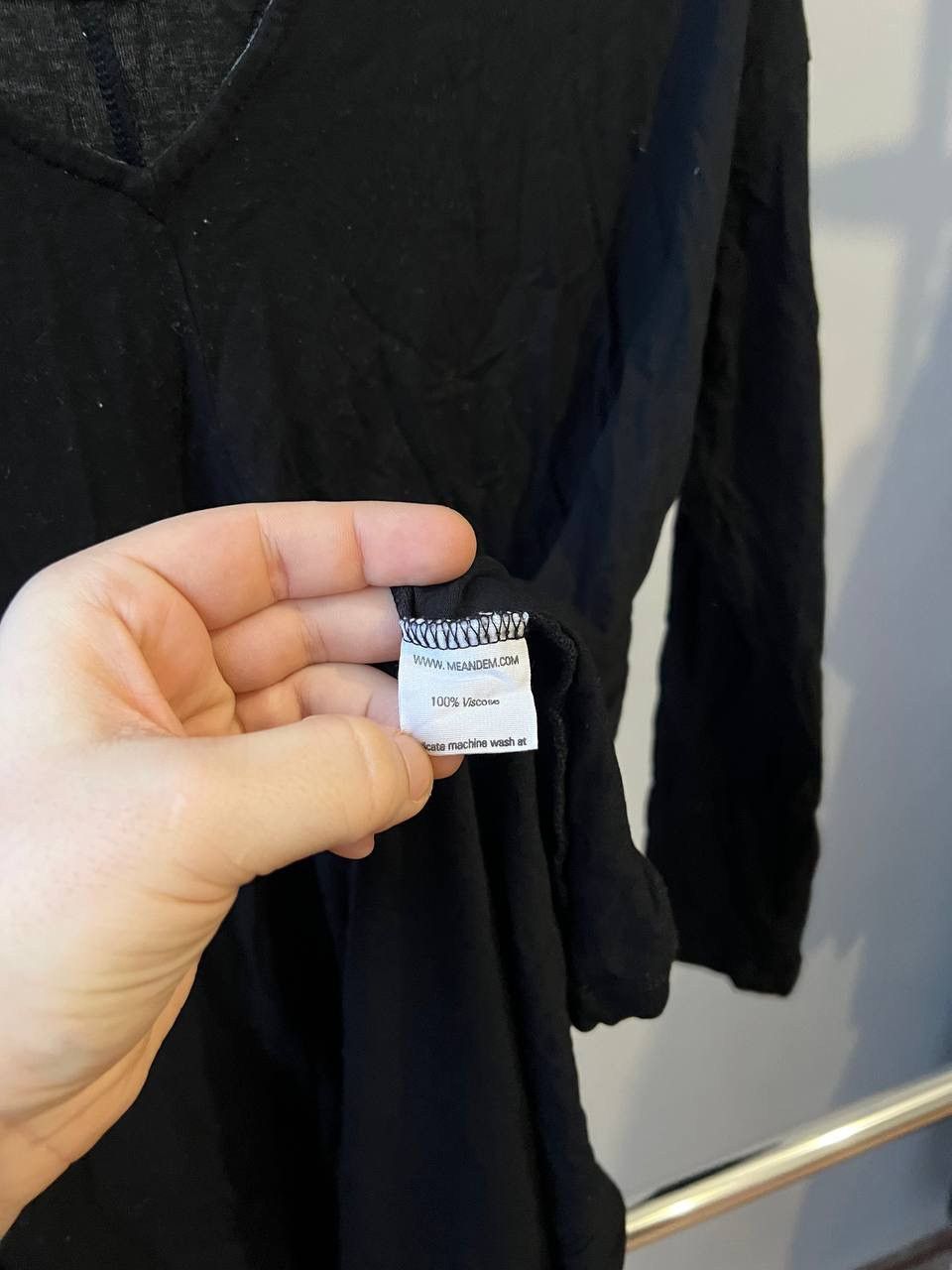 ME+EM ME+EM BLACK COTTON JAPANESE TUNIC LONG SLEEVE SUZE M Size M / US 6-8 / IT 42-44 - 9 Thumbnail