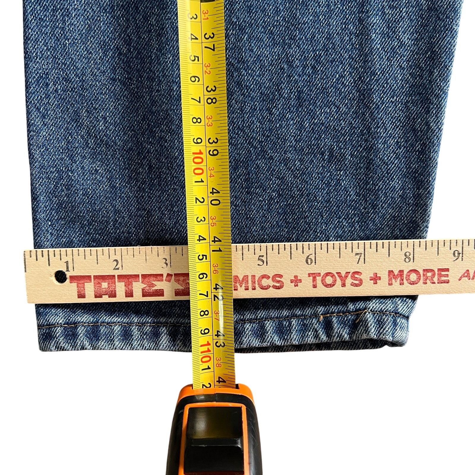 Rustler Rustler Classic Straight Leg Jeans Blue Denim Men 36x32 Size US 36 / EU 52 - 7 Thumbnail