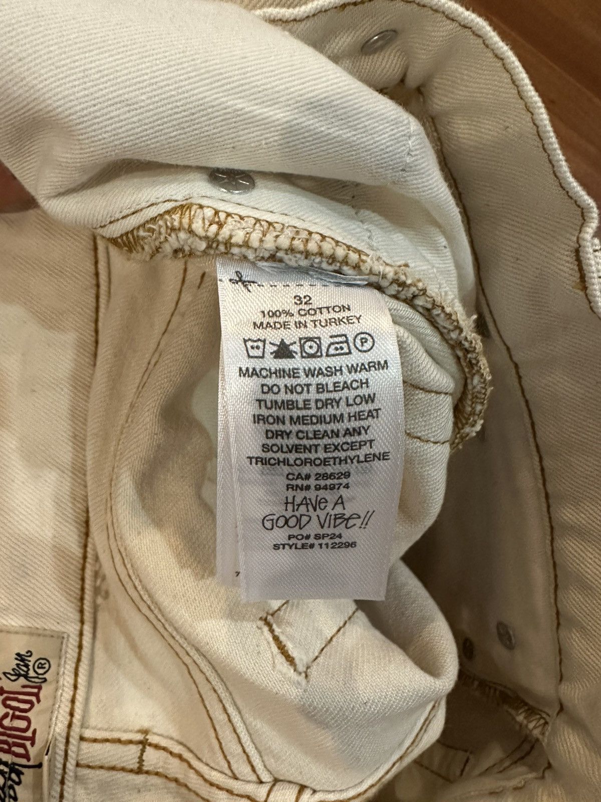 Stussy Stüssy Big OL’ Denim Pant White Size US 32 / EU 48 - 6 Thumbnail