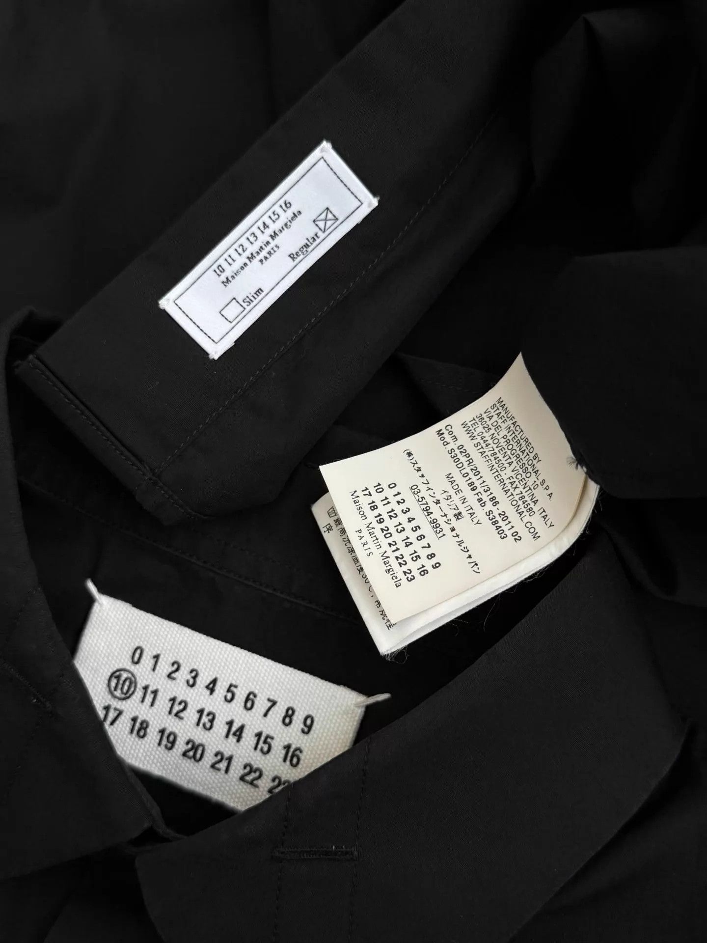 Maison Margiela MMM A/W11 panel collar shirt Size US M / EU 48-50 / 2 - 6 Thumbnail