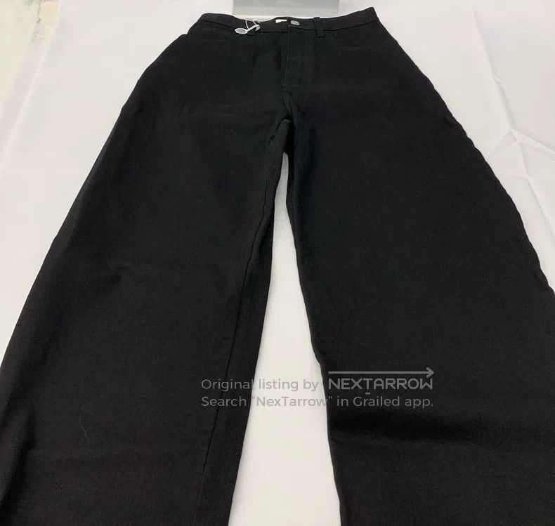 Alaia Alaia Solid Color Zipper High Waist Denim Pants, Black Size 25" / US 0 / IT 36 - 2 Thumbnail