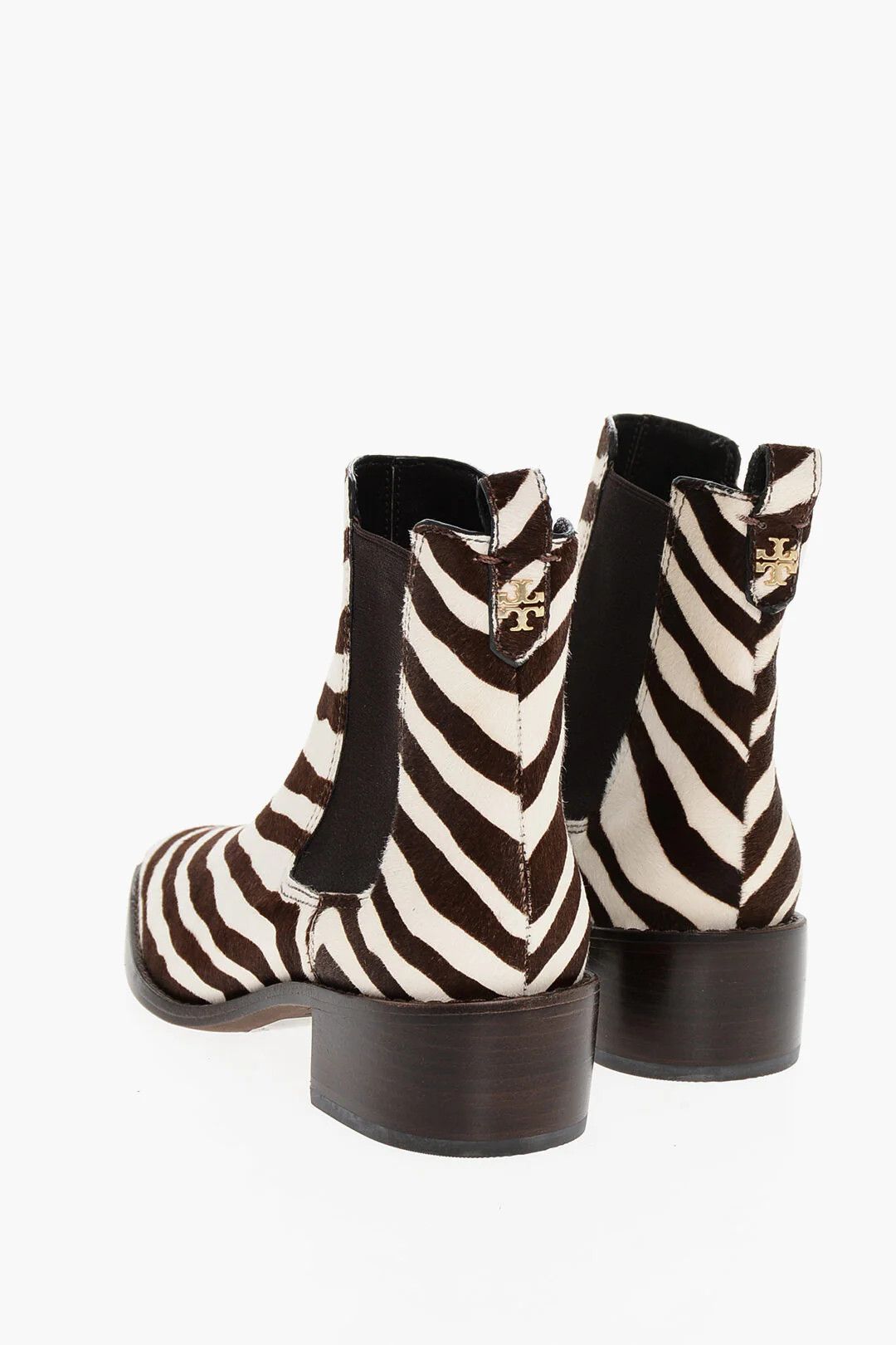 Tory Burch og1mm0426 Haircalf Chelsea Ankle Boots in Brown Size US 9.5 / IT 39.5 - 2 Thumbnail
