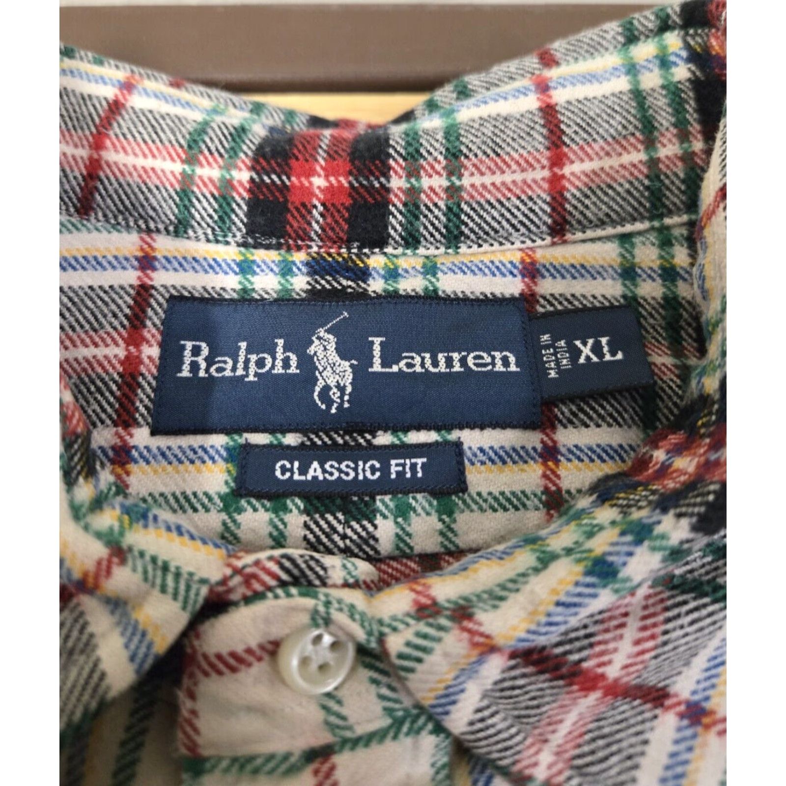 Polo Ralph Lauren Polo Ralph Lauren Shirt Men's Plaid XL Long Sleeve Button Classic Fit Cotton Size US XL / EU 56 / 4 - 5 Thumbnail