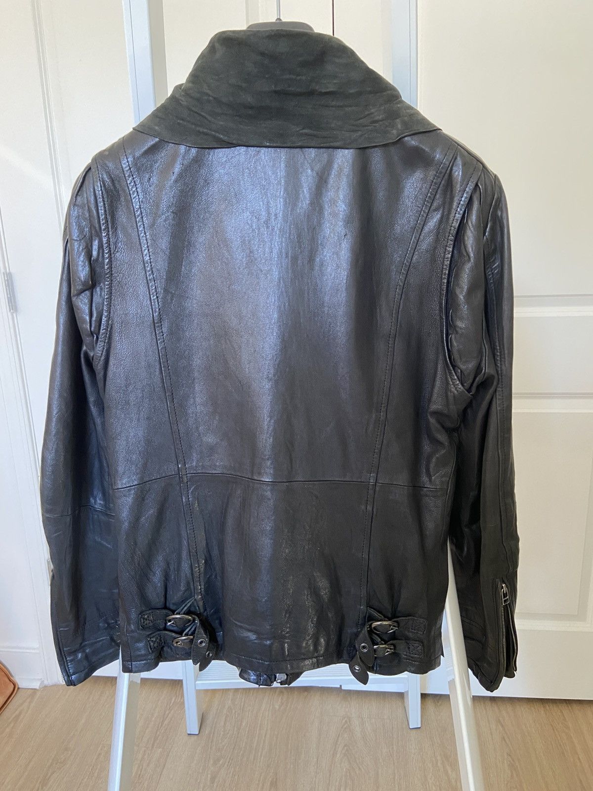 5351 POUR LES HOMMES 5351 Leather Zip Jacket Size US M / EU 48-50 / 2 - 2 Thumbnail