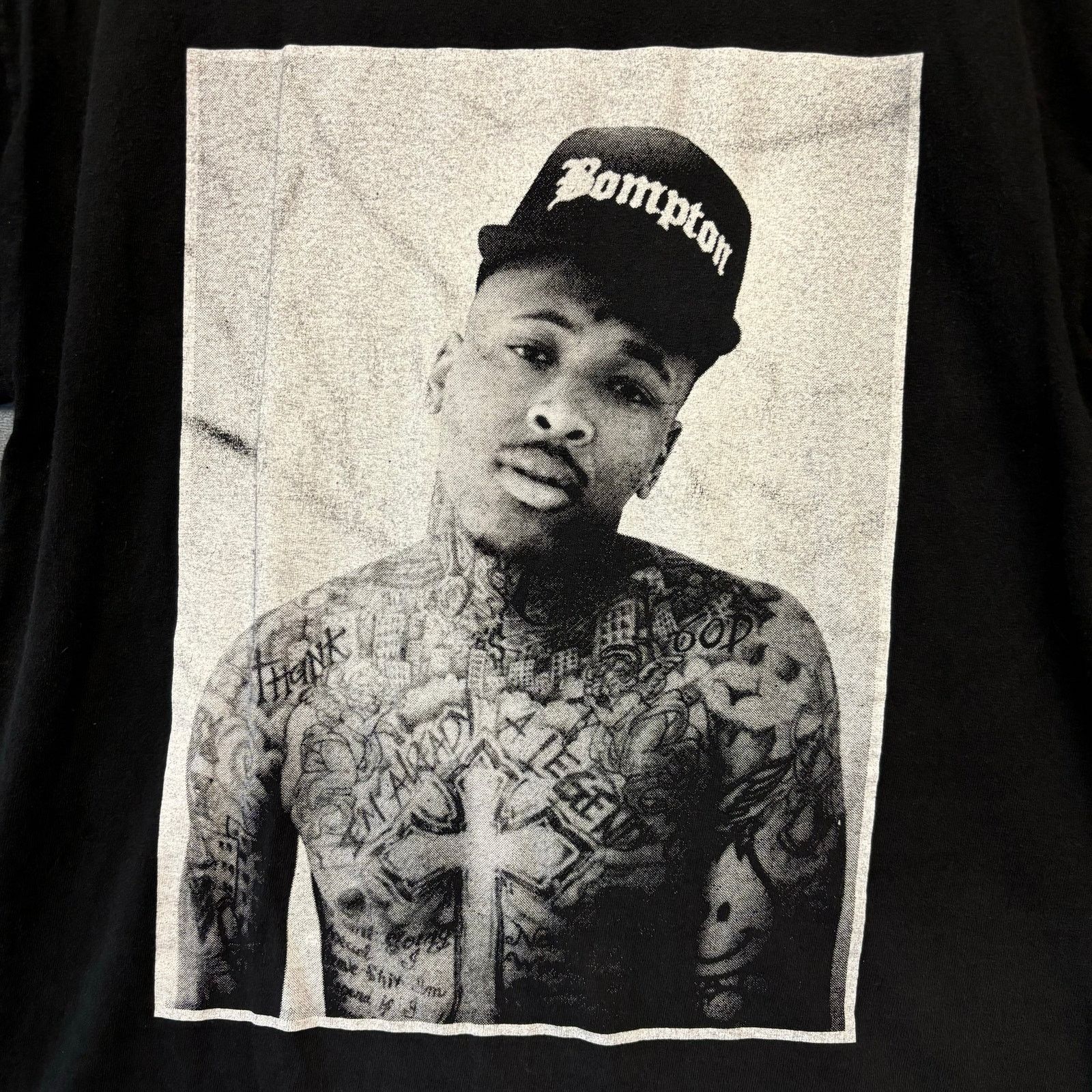 Alstyle YG Rapper Tee Shirt Alstyle Mens Large Compton Tattoo Street Size US L / EU 52-54 / 3 - 2 Thumbnail