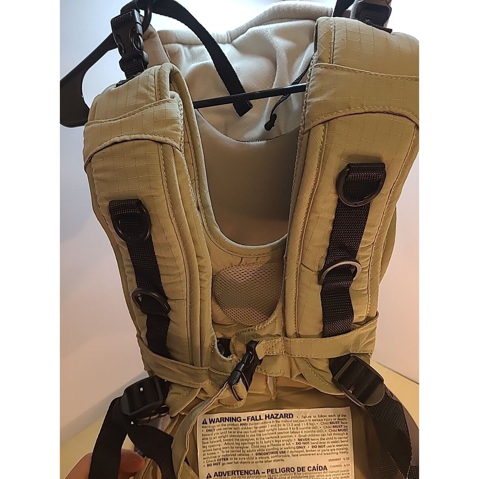 &Daughter Evenflo Snugli Front And Back Soft Baby Carrier 7lbs-26lbs Size ONE SIZE - 18 Thumbnail