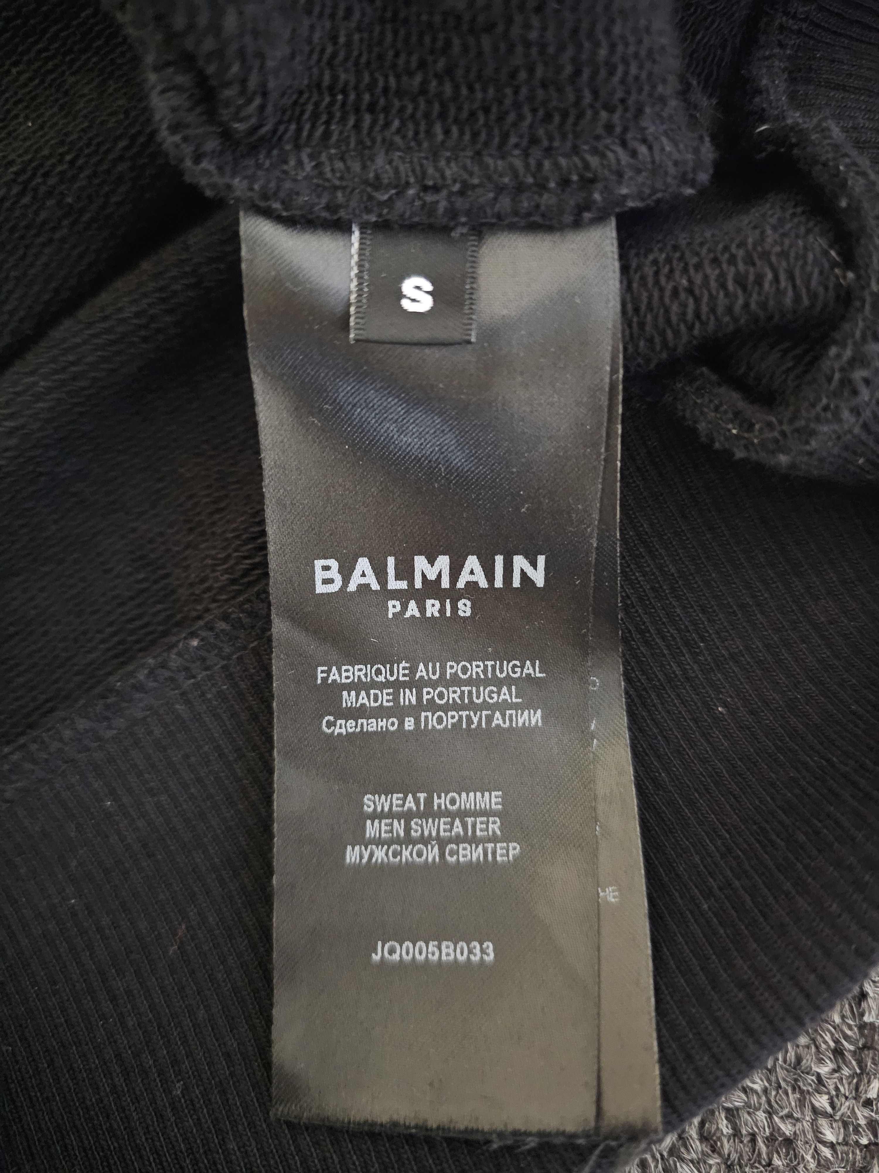 Balmain Balmain men's Sweatshirts/jumper size S like M Size US S / EU 44-46 / 1 - 5 Thumbnail