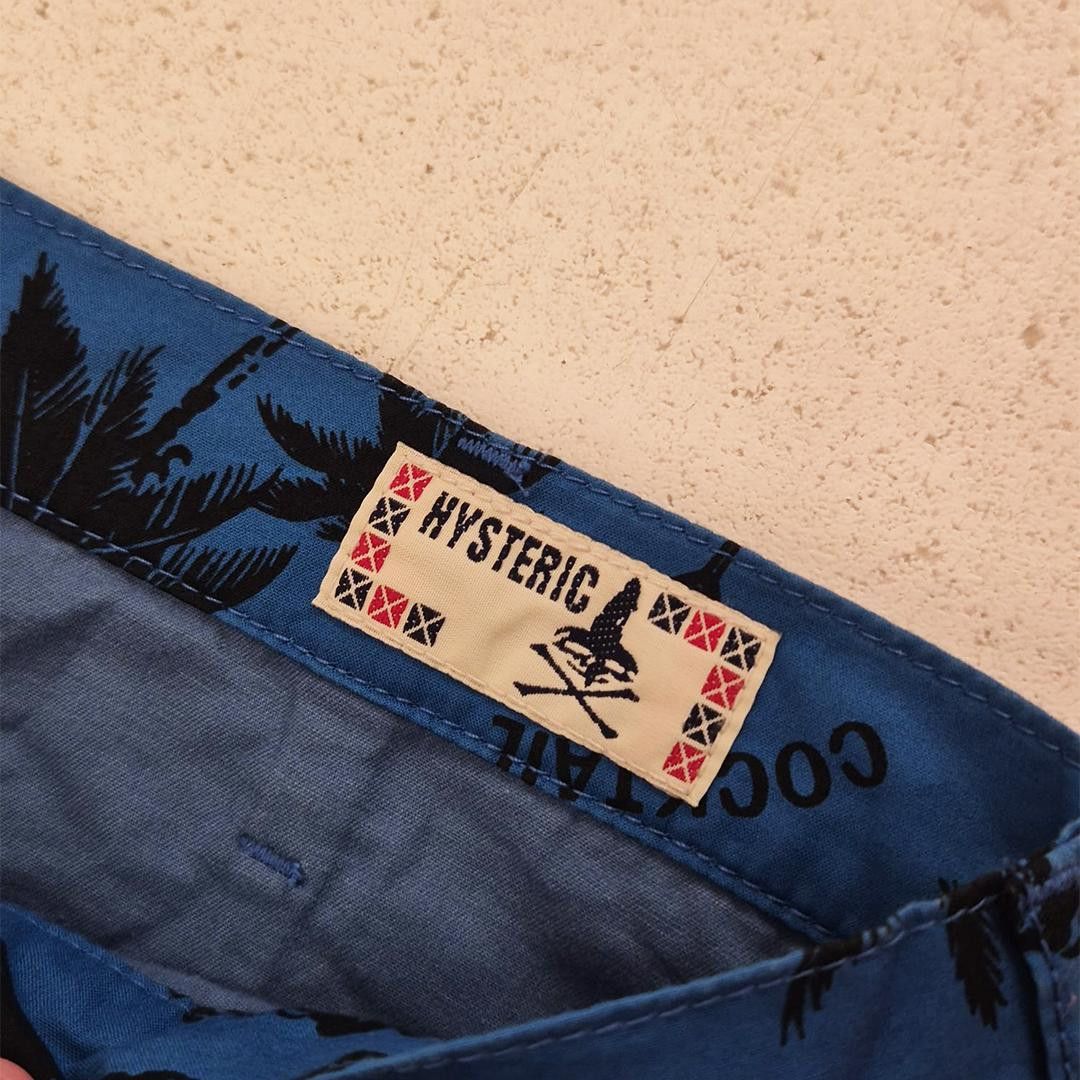 Hysteric Glamour × Other Hysteric Glamour His Girl Aloha All-Over Print Blue Easy Pan Size 24" / US 00 / IT 34 - 4 Thumbnail
