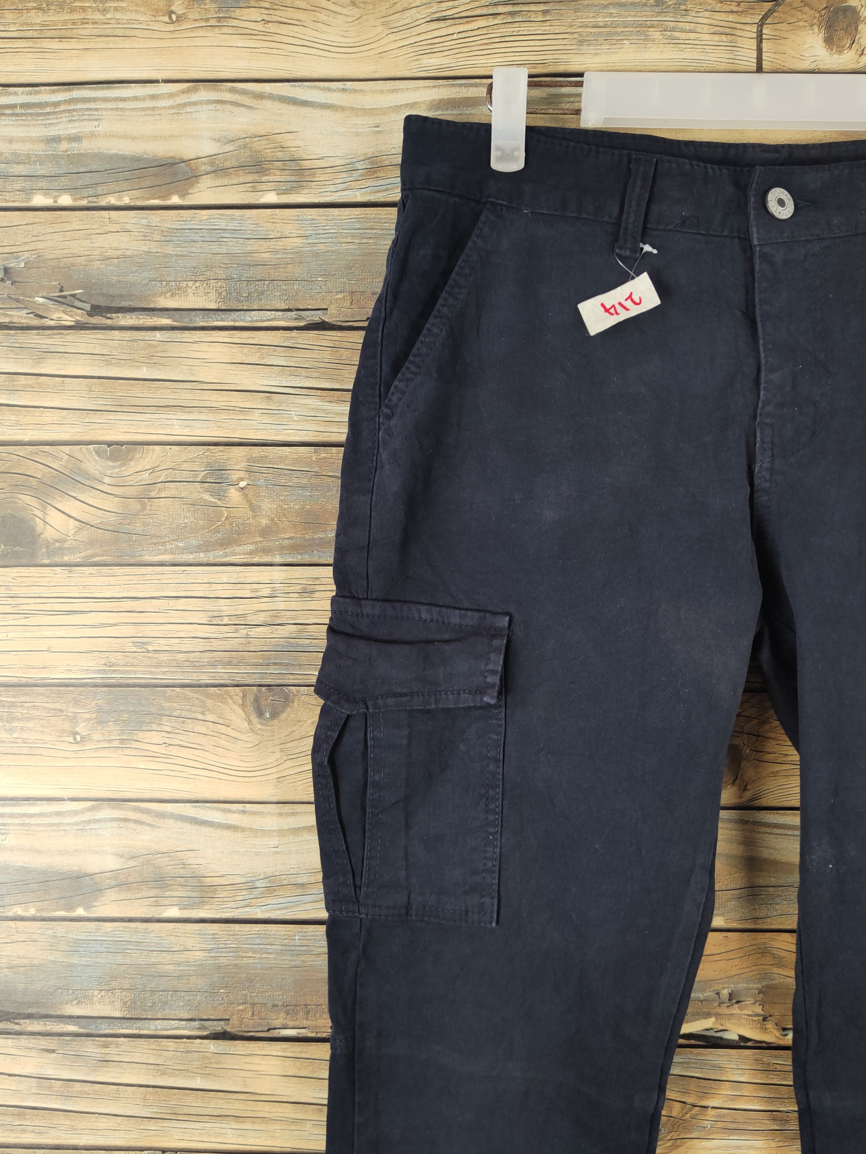 Japanese Brand DLL Japanese Brand Black Multipocket Cargo Pants #214 Size US 31 - 3 Thumbnail