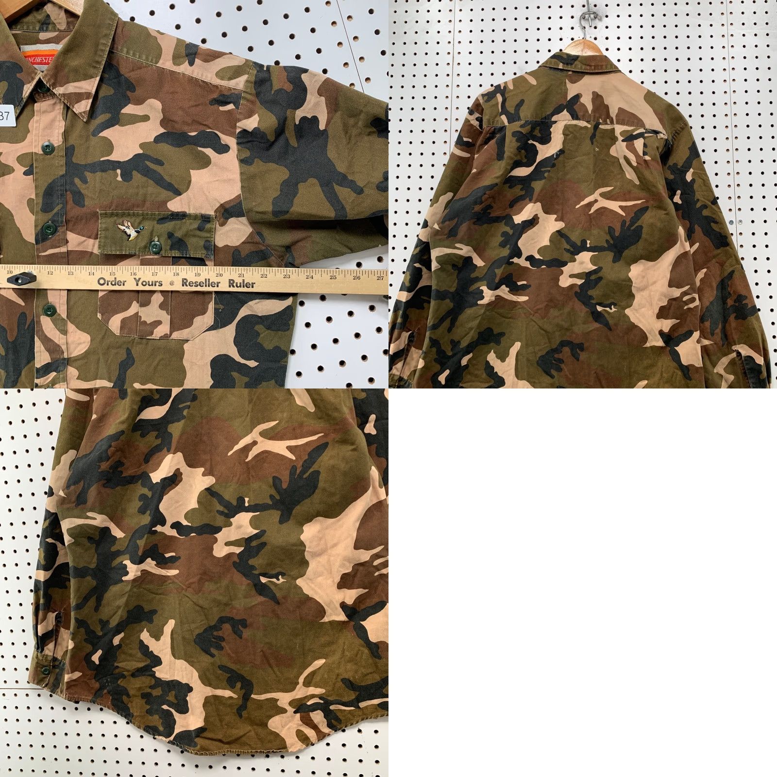Vintage VINTAGE Winchester Camouflage Button Hunt Shirt Mens M Camouflage Hunt Outdoor Comfort? Size US M / EU 48-50 / 2 - 9 Thumbnail