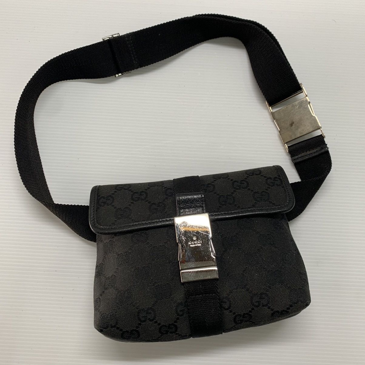 Gucci GUCCI GG CANVAS WAIST BELT BAG PRE-OWNED Size ONE SIZE - 5 Thumbnail
