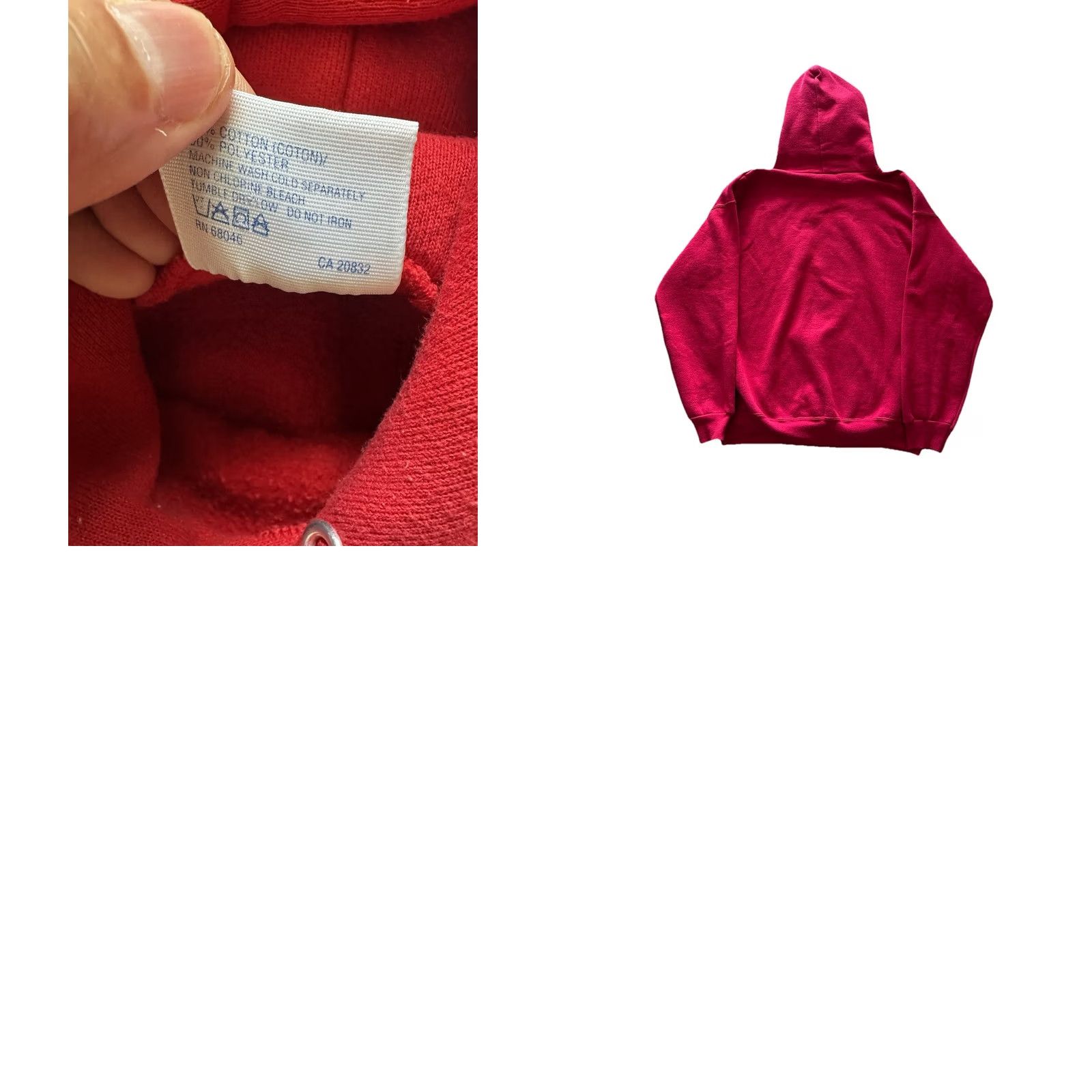 Tultex VINTAGE Tultex Maryland Terrapins Hoodie Size L Red Pullover Spellout USA 90s Men’s Size US L / EU 52-54 / 3 - 8 Thumbnail