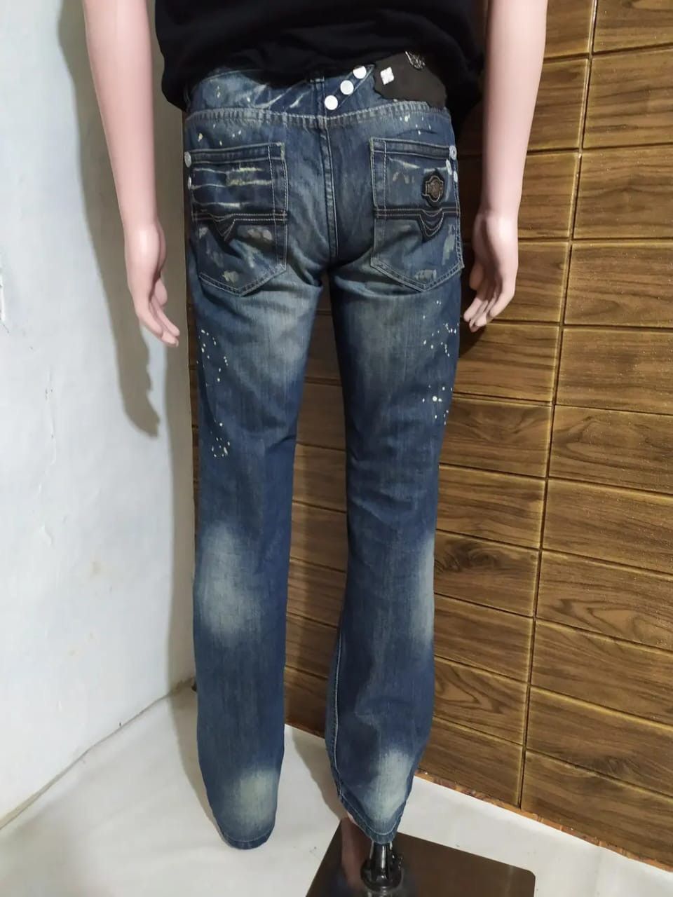 John Galliano John Galliano 2008 Denim painter distressed Jeans Pants Size US 30 / EU 46 - 18 Thumbnail