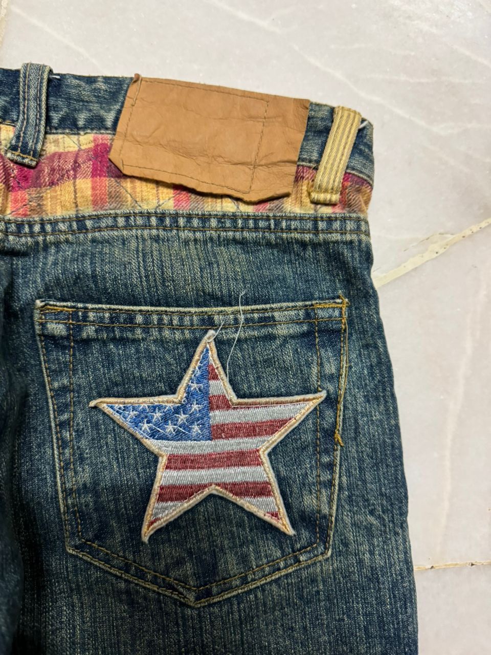 Vintage 💥Insane💥Vintage Japanese Grunge Short ClawMark Distress Size US 30 / EU 46 - 17 Thumbnail