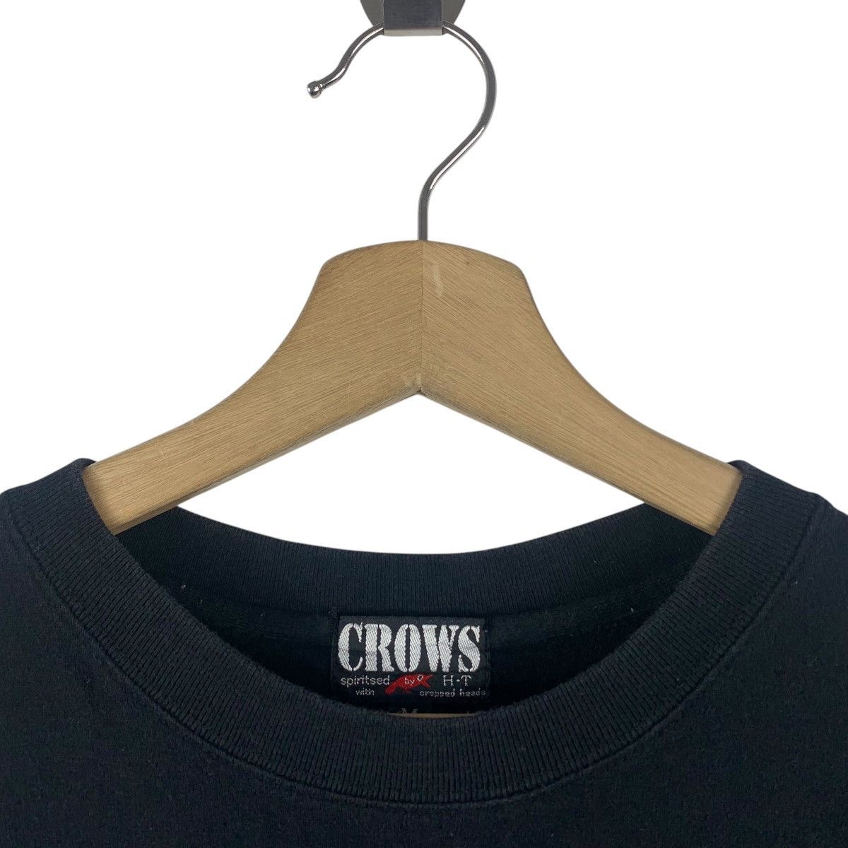 Vintage Vintage TFOA the crows big skull printed backhit tee Size US M / EU 48-50 / 2 - 5 Thumbnail